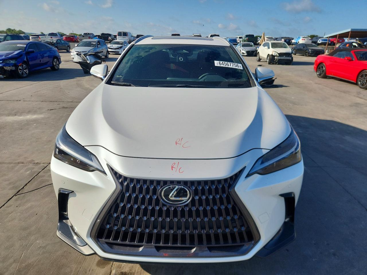 2022 Lexus Nx 350 Белый vin: 2T2GGCEZ3NC012977