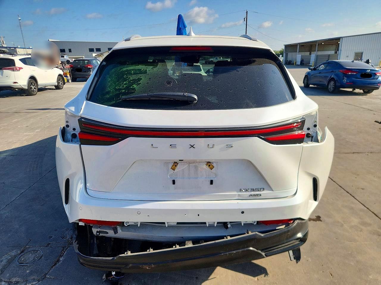 2022 Lexus Nx 350 Белый vin: 2T2GGCEZ3NC012977