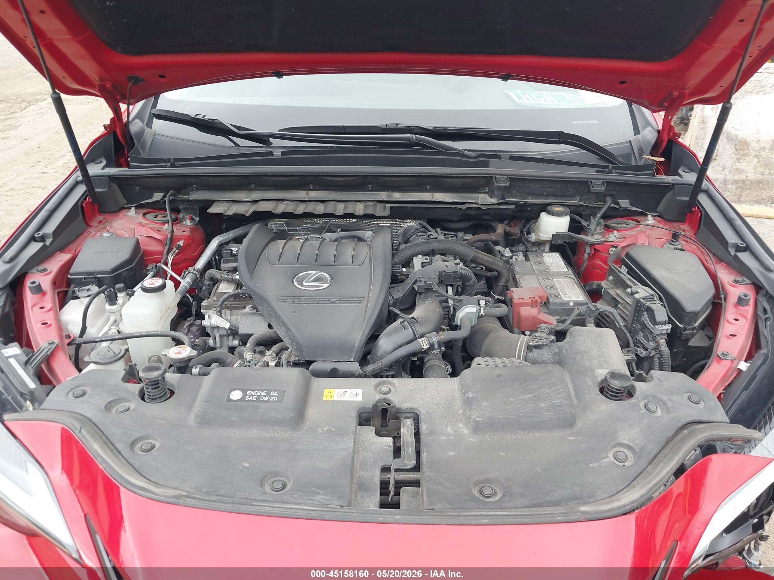 2022 Lexus Nx 350 Premium Red vin: 2T2GGCEZ5NC014519