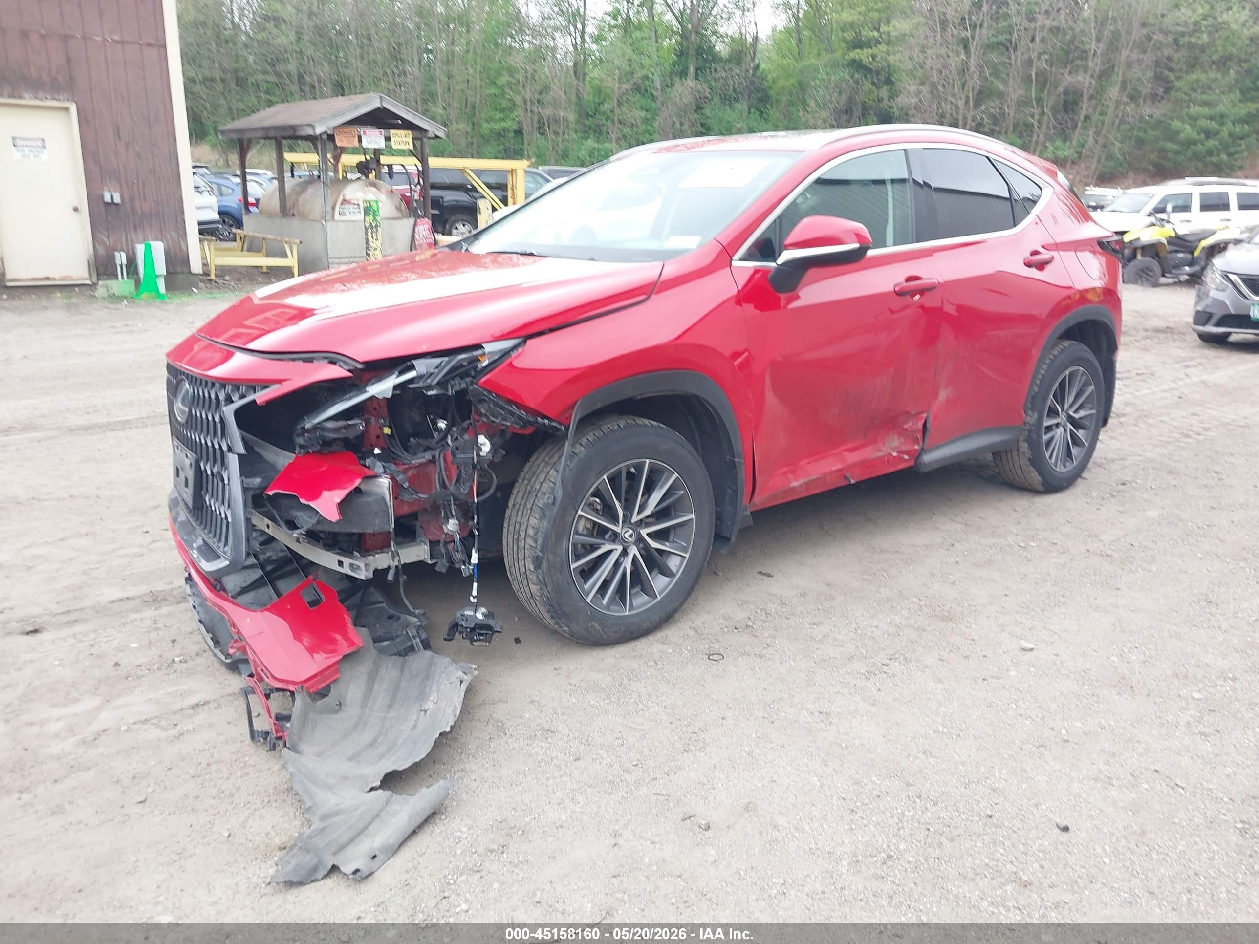 2022 Lexus Nx 350 Premium Red vin: 2T2GGCEZ5NC014519