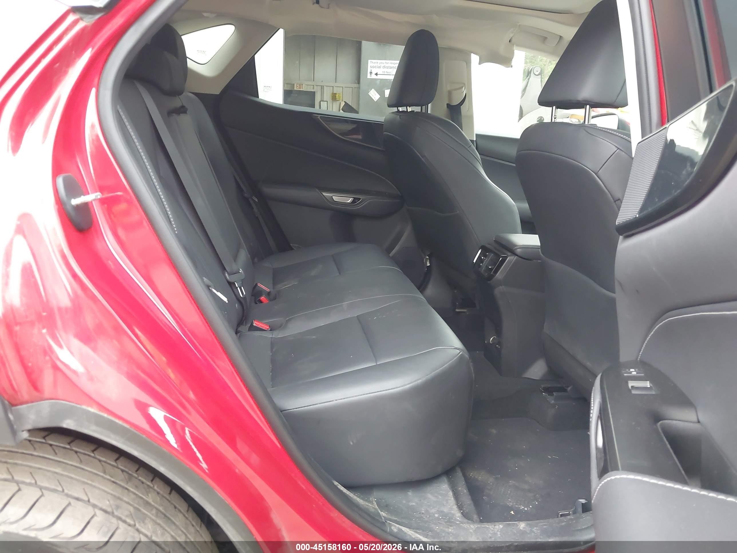 2022 Lexus Nx 350 Premium Red vin: 2T2GGCEZ5NC014519