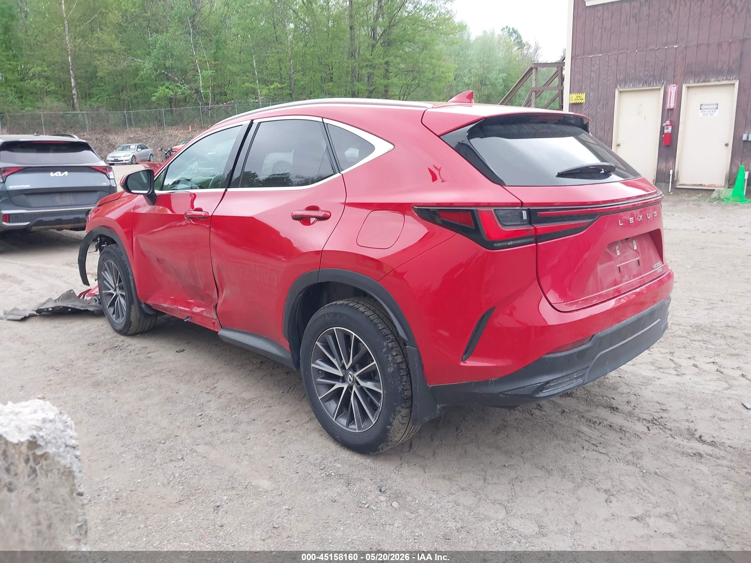 2022 Lexus Nx 350 Premium Red vin: 2T2GGCEZ5NC014519