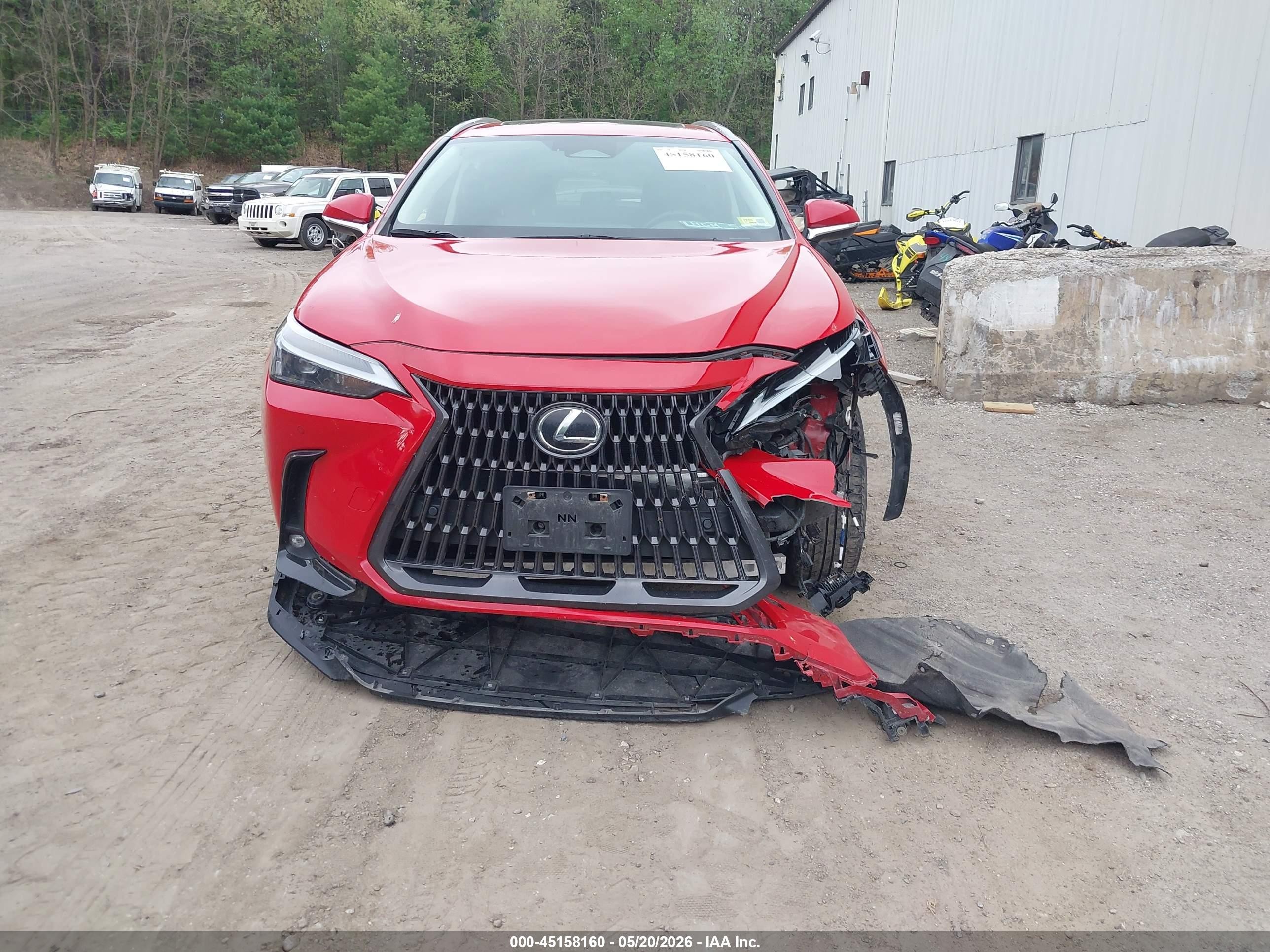 2022 Lexus Nx 350 Premium Red vin: 2T2GGCEZ5NC014519