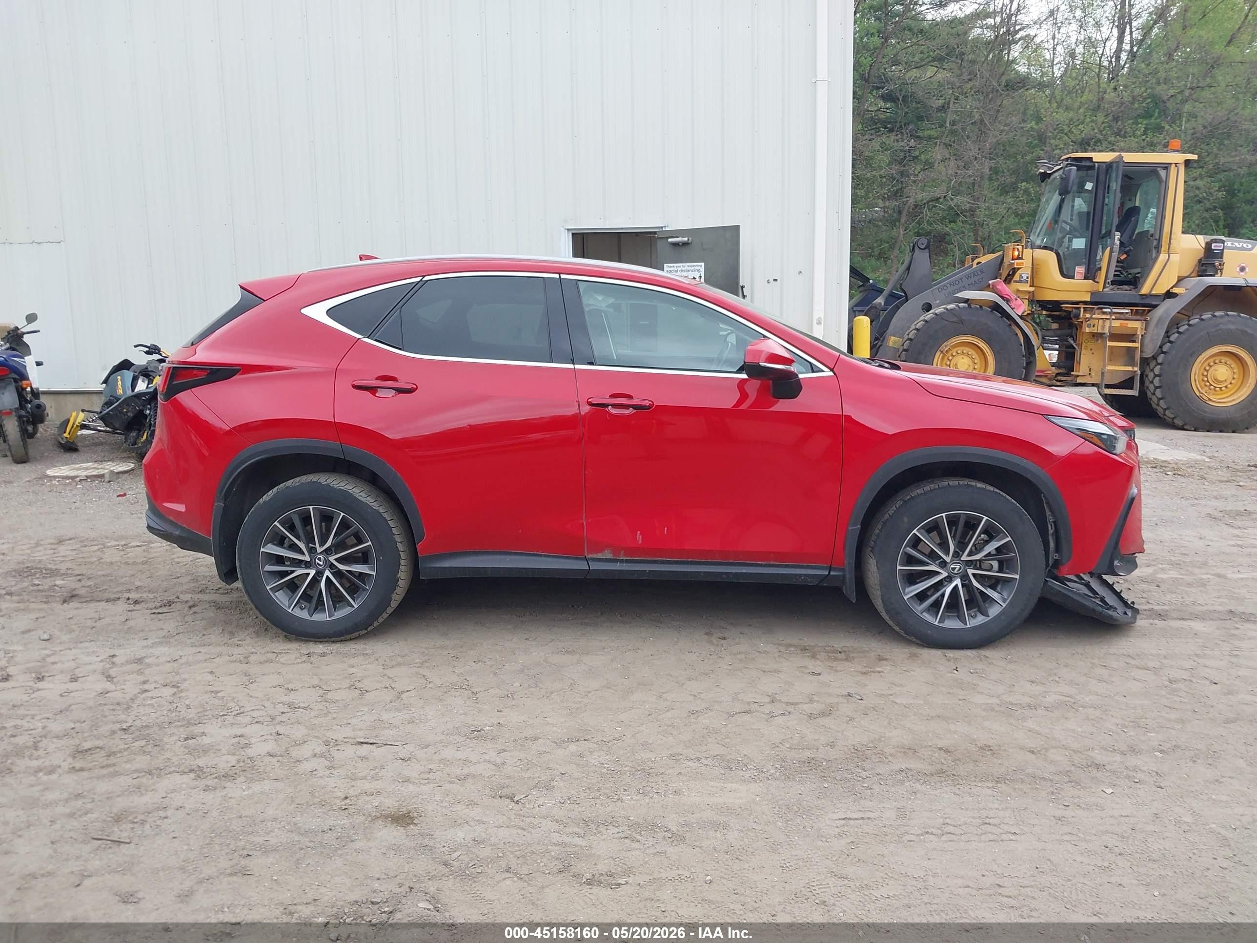 2022 Lexus Nx 350 Premium Red vin: 2T2GGCEZ5NC014519