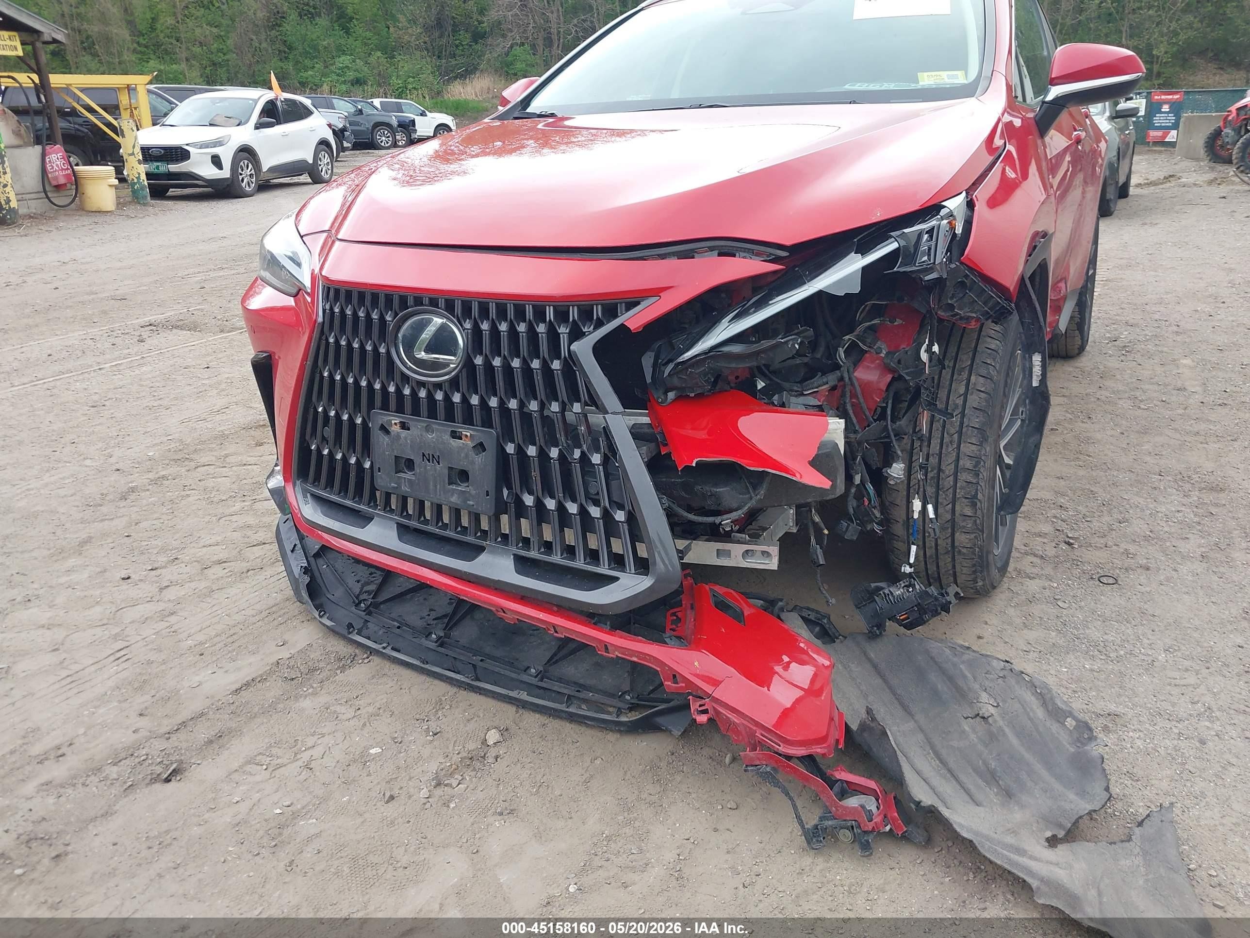 2022 Lexus Nx 350 Premium Red vin: 2T2GGCEZ5NC014519