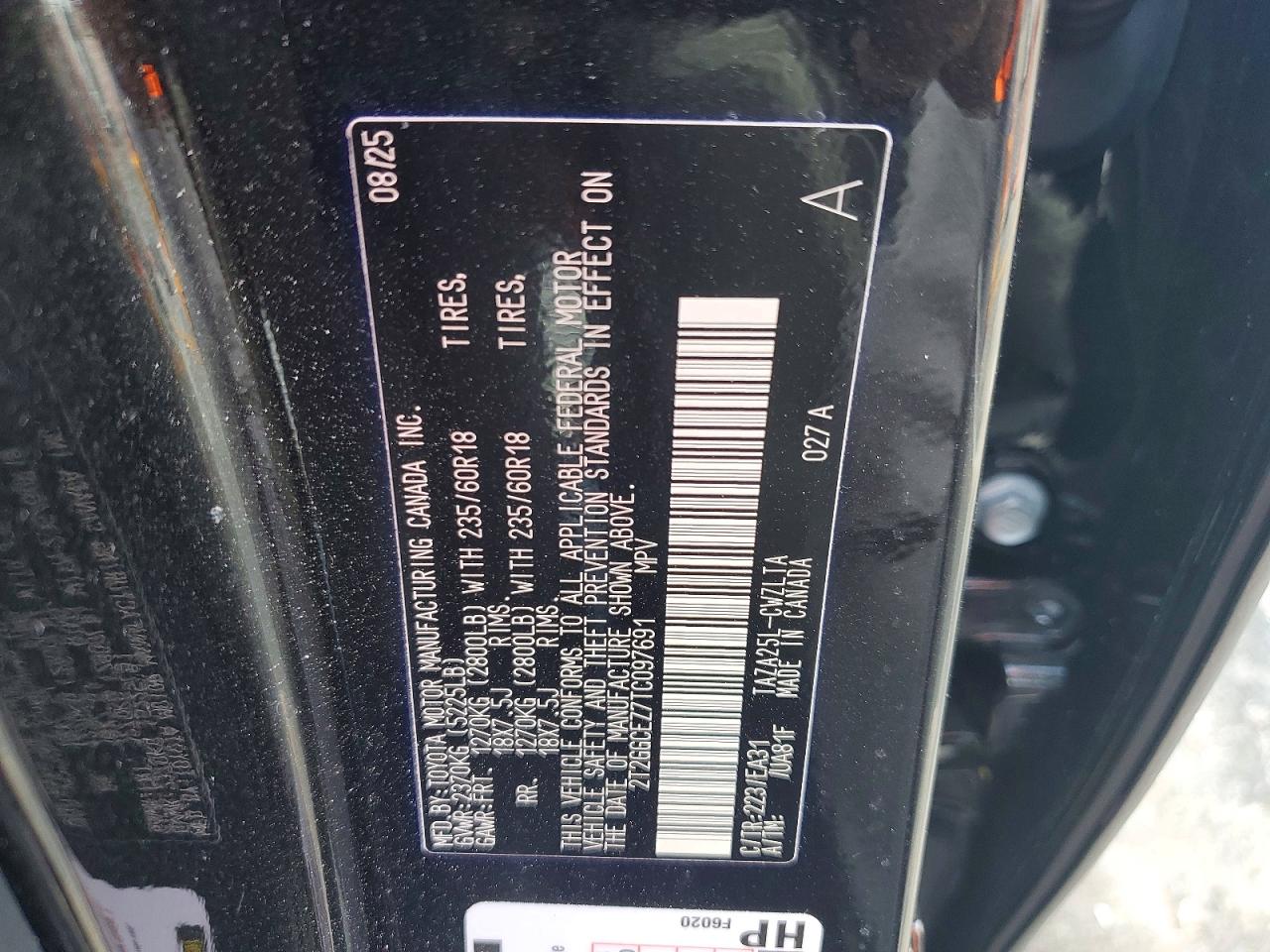 2026 Lexus Nx 350 Premium Black vin: 2T2GGCEZ7TC097691
