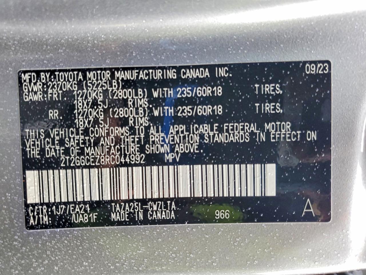 2024 Lexus Nx 350 Premium Silver vin: 2T2GGCEZ8RC044992