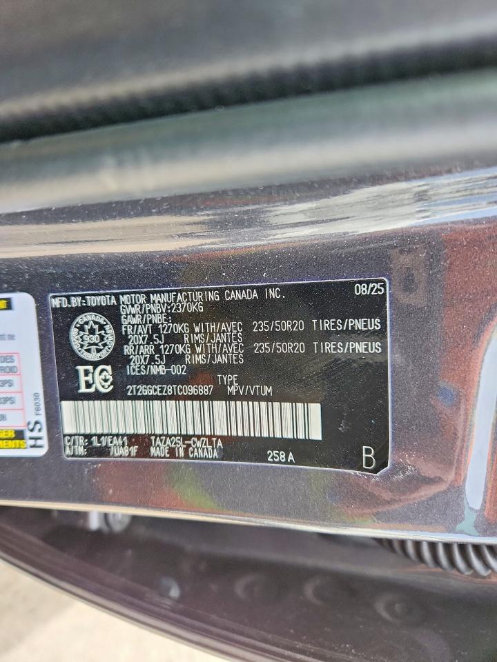 2026 Lexus Nx 350 Premium Gray vin: 2T2GGCEZ8TC096887