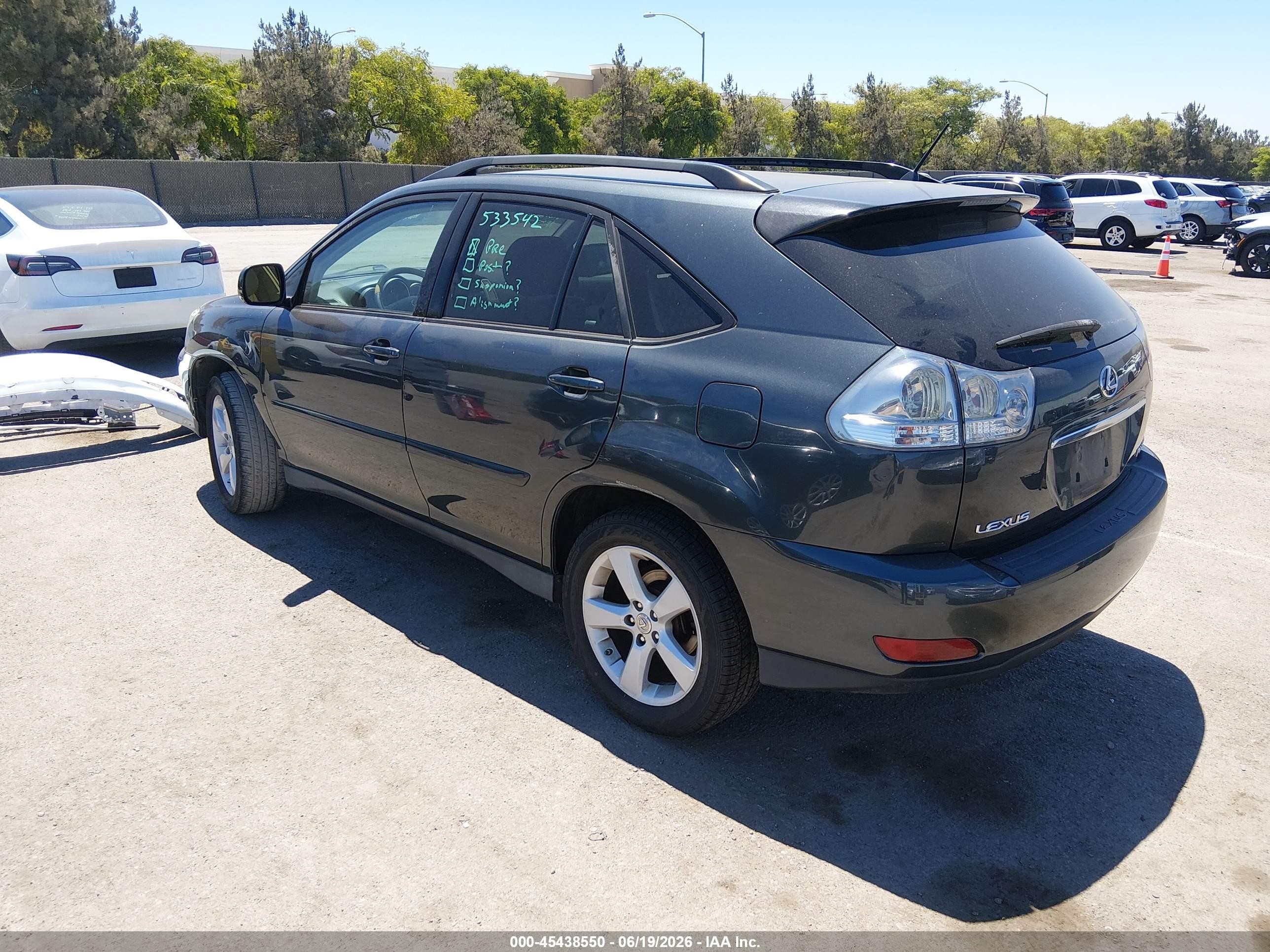 2007 Lexus Rx 350   Черный vin: 2T2GK31U07C002452