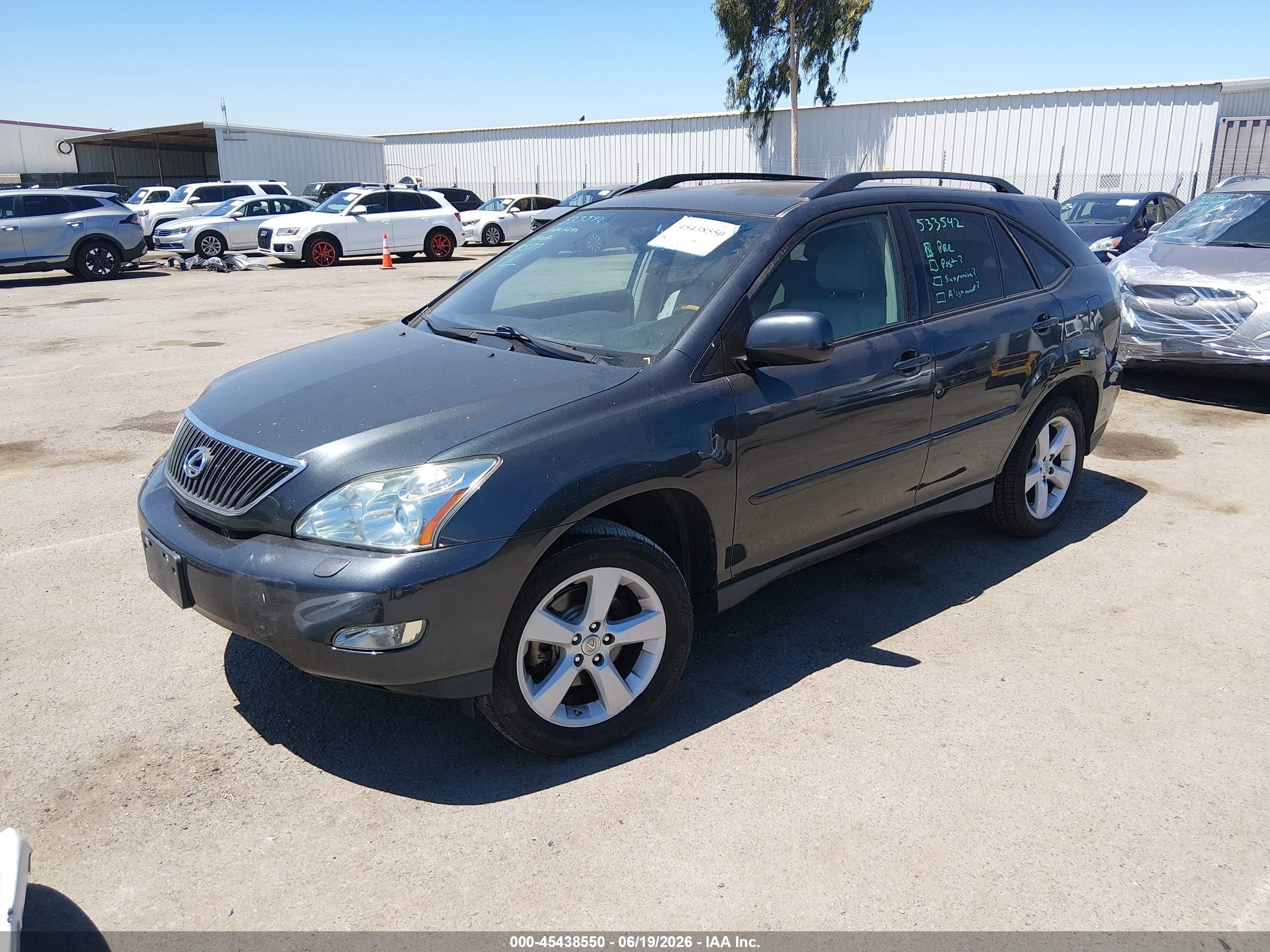2007 Lexus Rx 350   Черный vin: 2T2GK31U07C002452