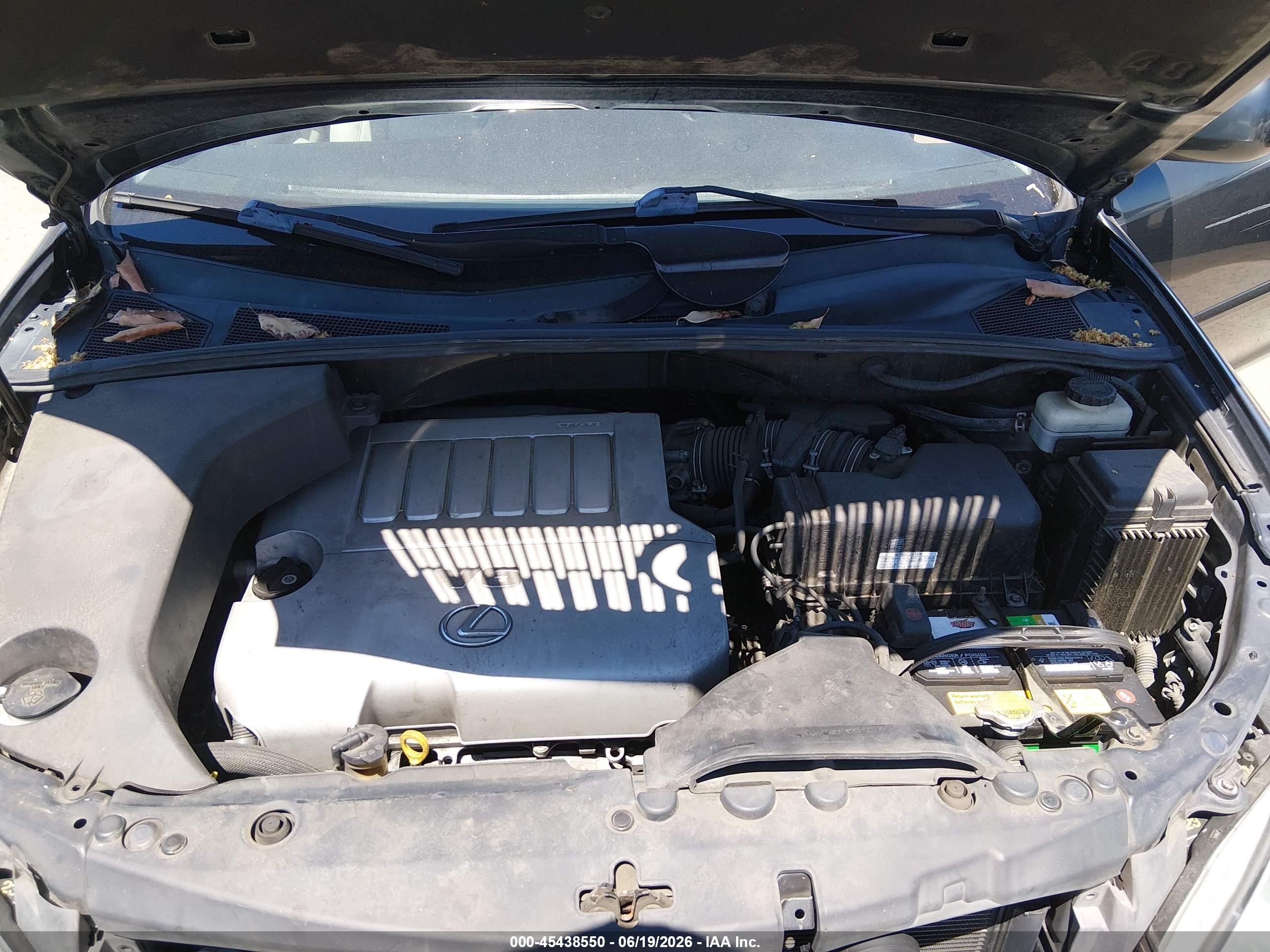 2007 Lexus Rx 350   Черный vin: 2T2GK31U07C002452