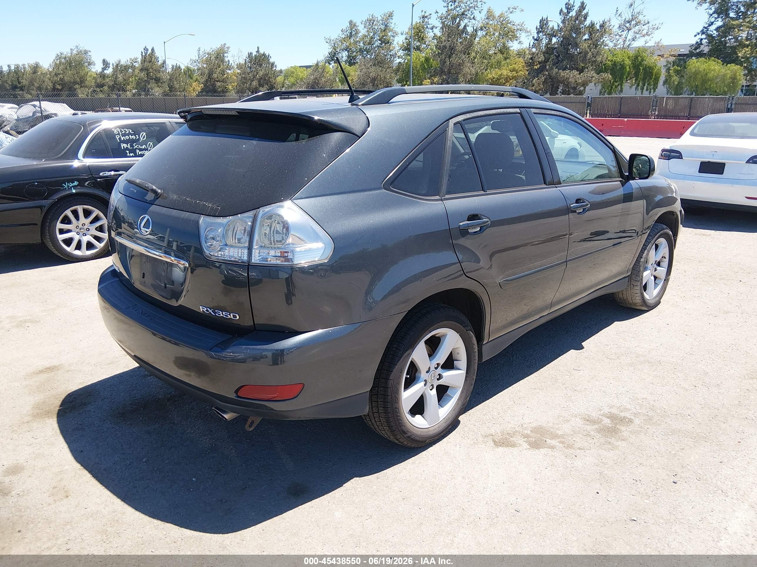 2007 Lexus Rx 350   Черный vin: 2T2GK31U07C002452