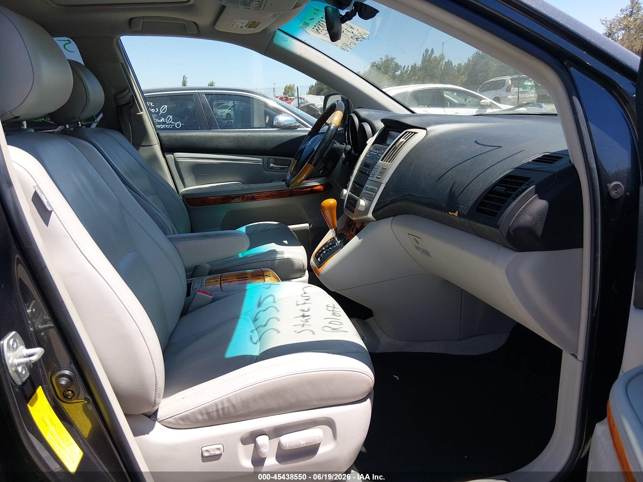 2007 Lexus Rx 350   Черный vin: 2T2GK31U07C002452