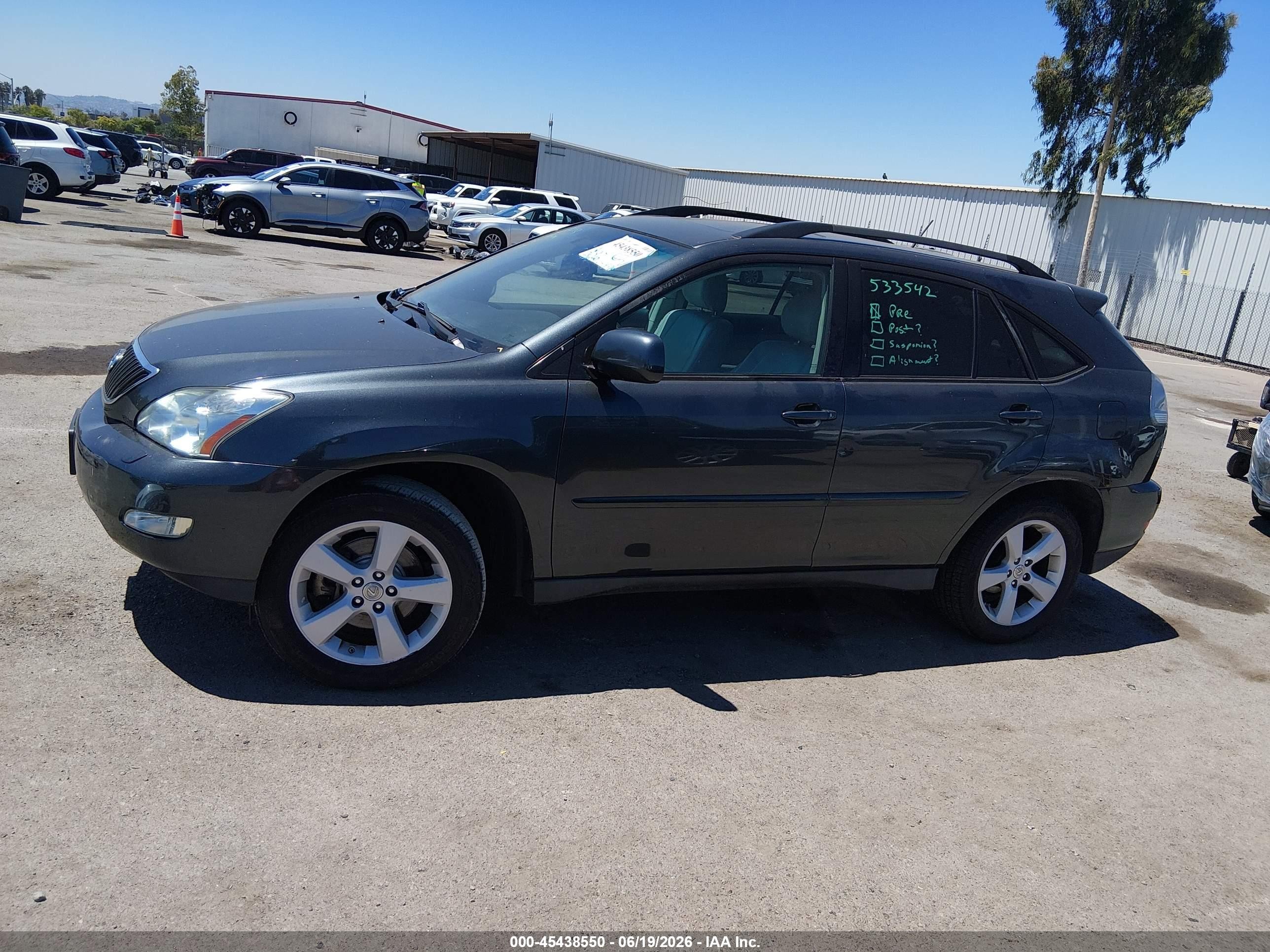 2007 Lexus Rx 350   Черный vin: 2T2GK31U07C002452