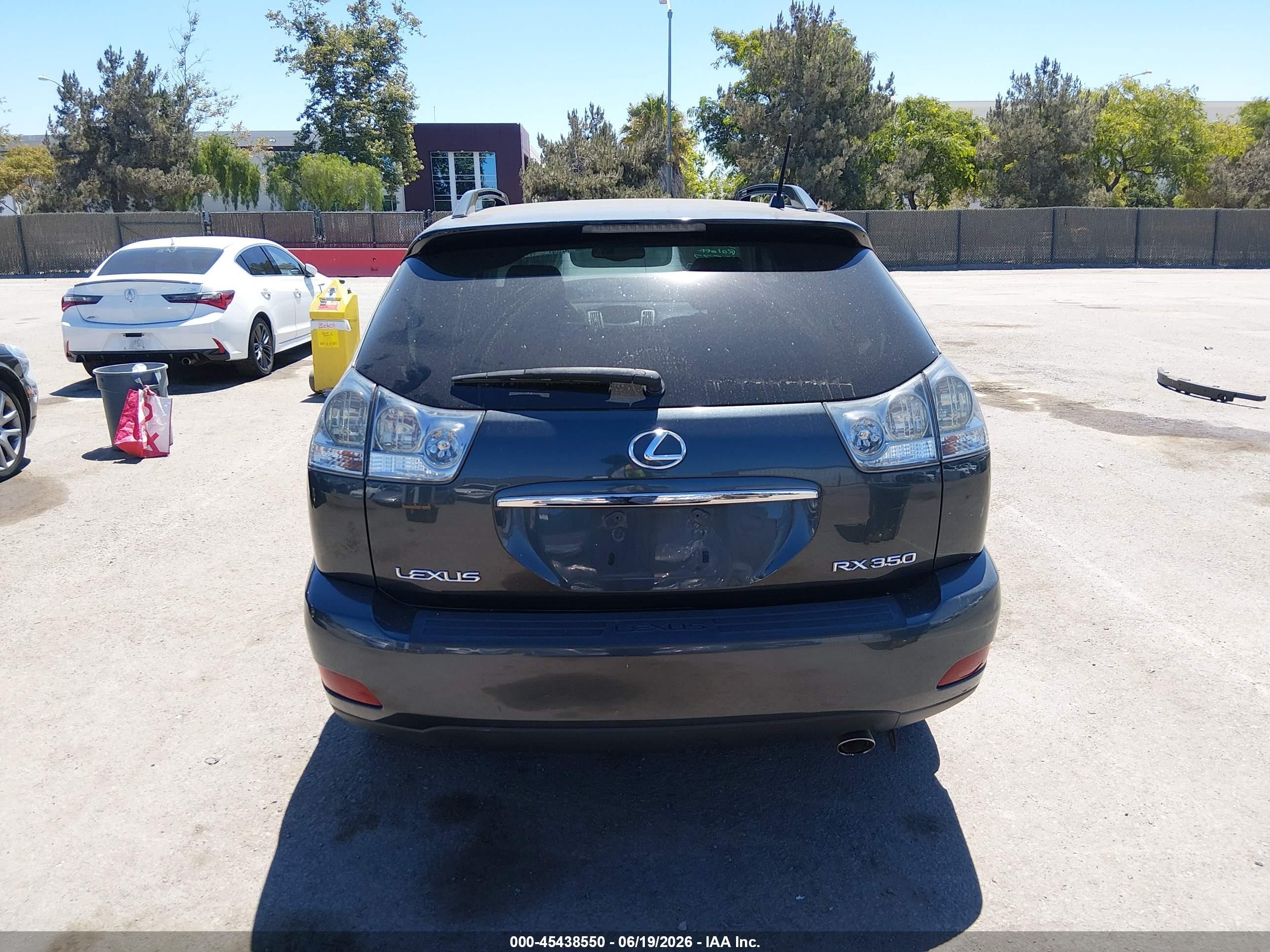 2007 Lexus Rx 350   Черный vin: 2T2GK31U07C002452