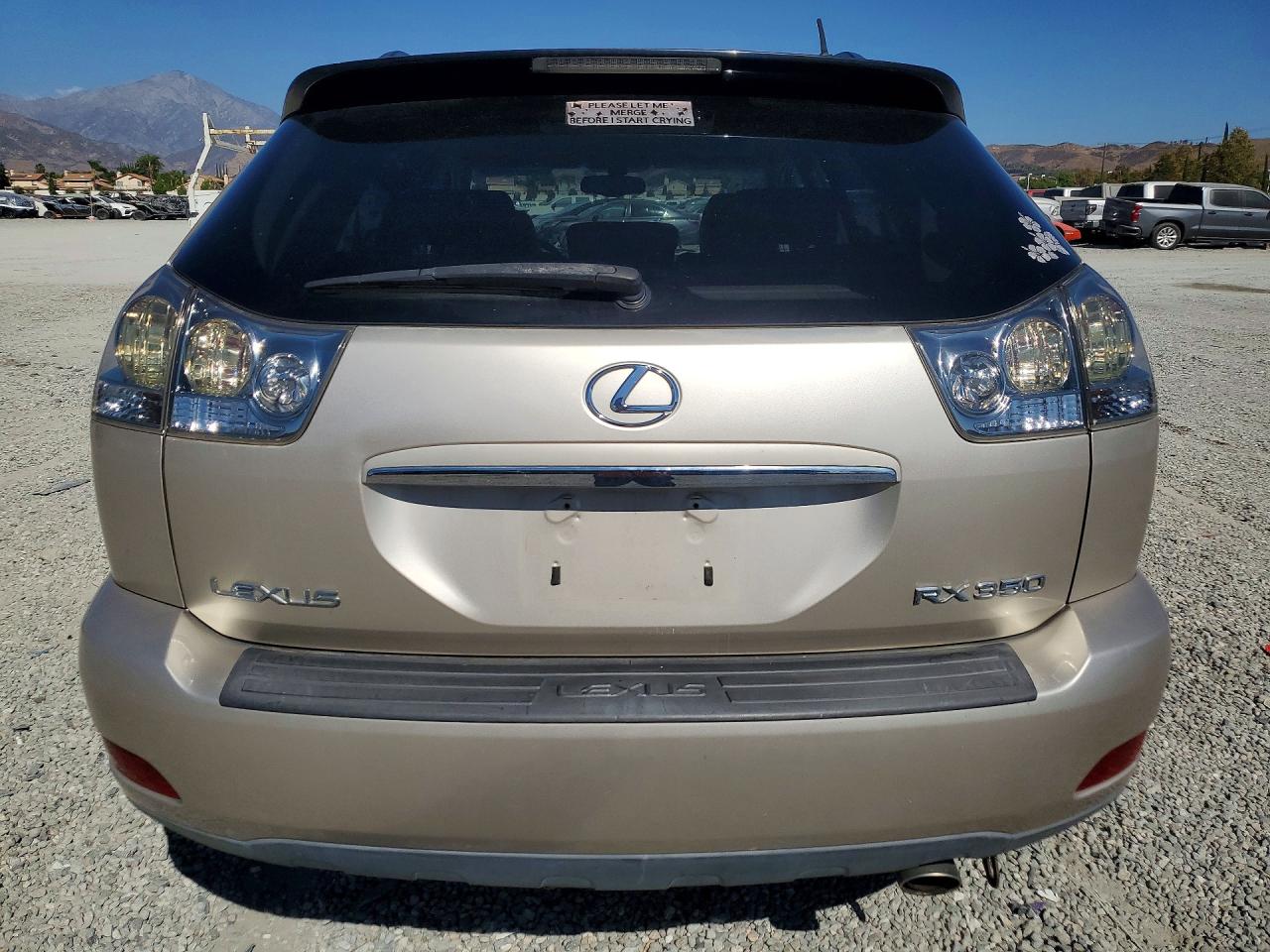 2007 Lexus Rx 350 Gold vin: 2T2GK31U07C003732