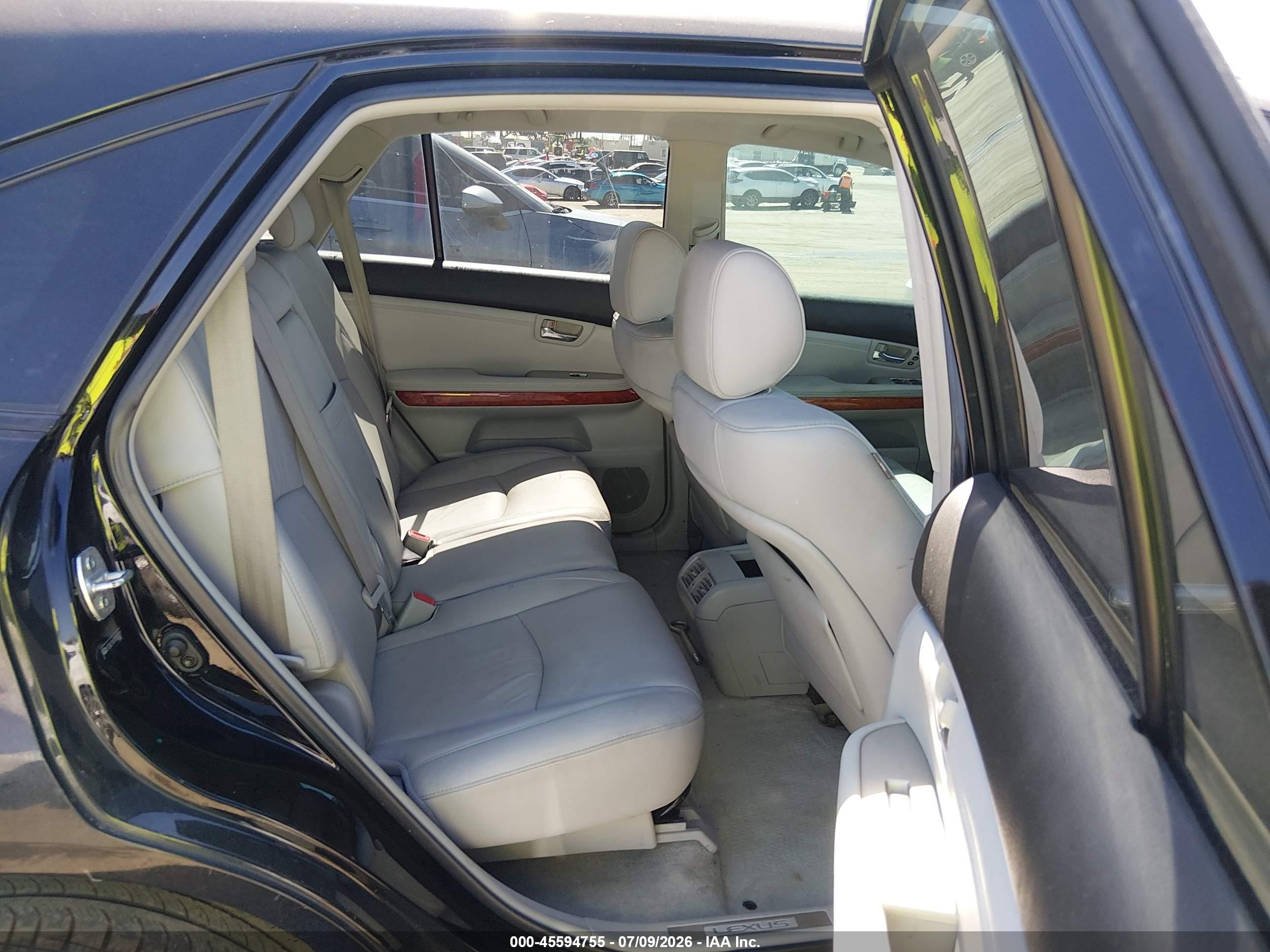 2007 Lexus Rx 350   Black vin: 2T2GK31U07C005321