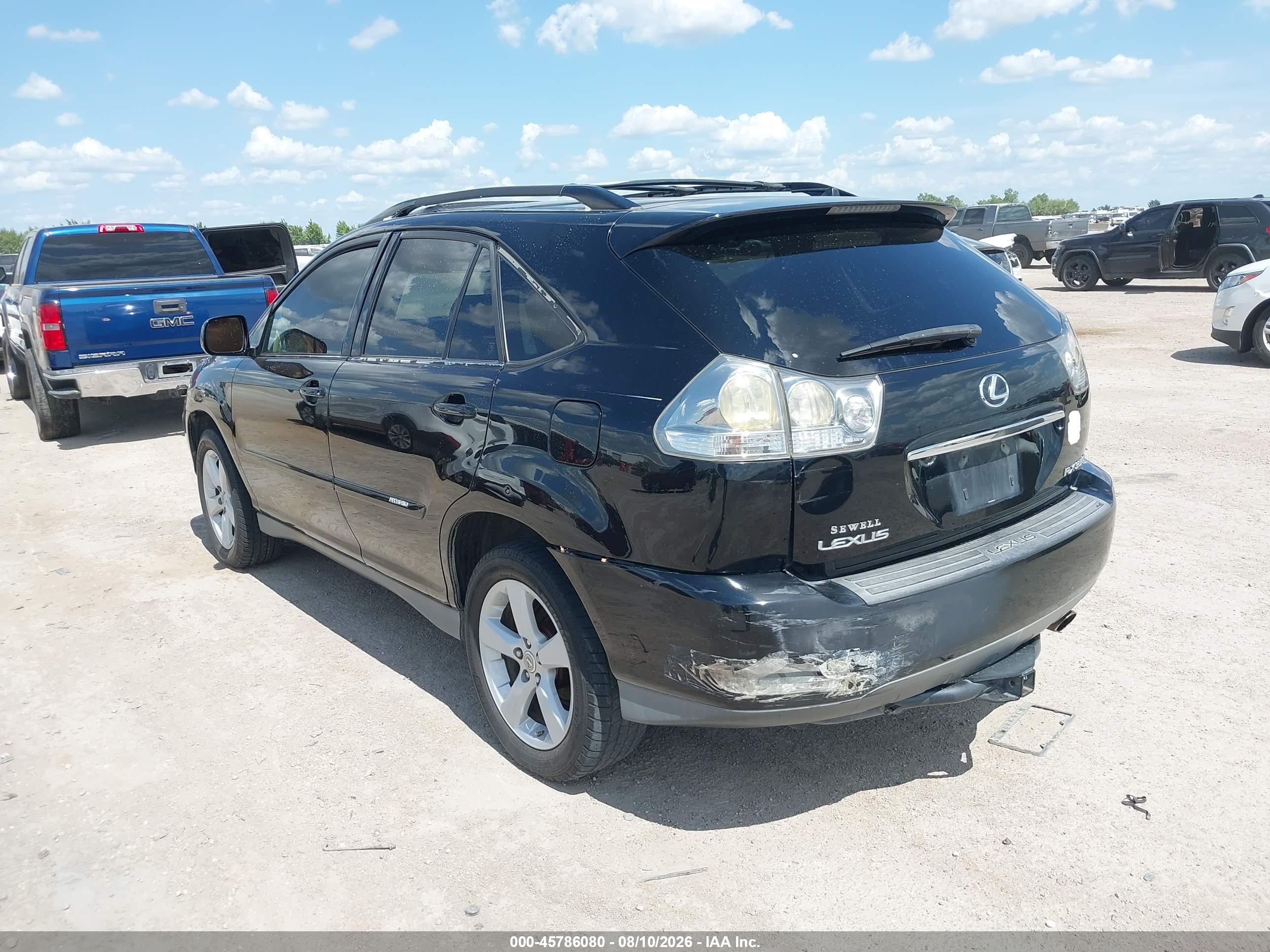 2007 Lexus Rx 350   Black vin: 2T2GK31U07C013130