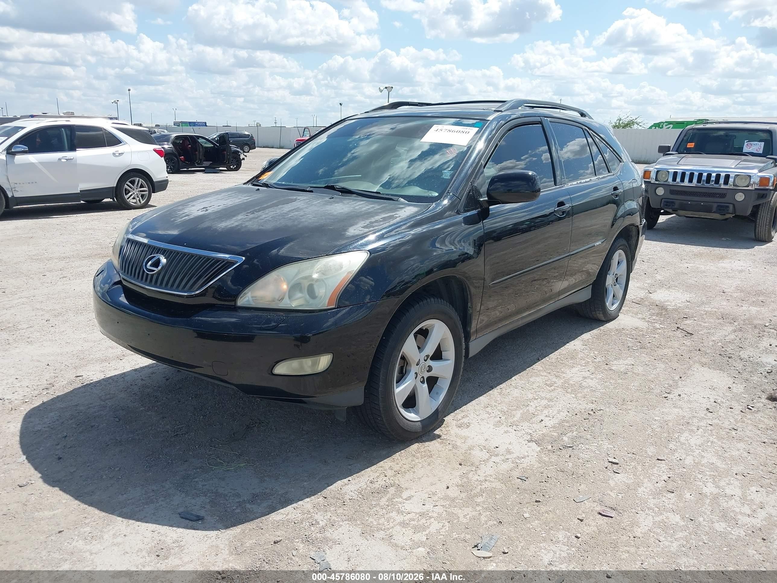 2007 Lexus Rx 350   Black vin: 2T2GK31U07C013130