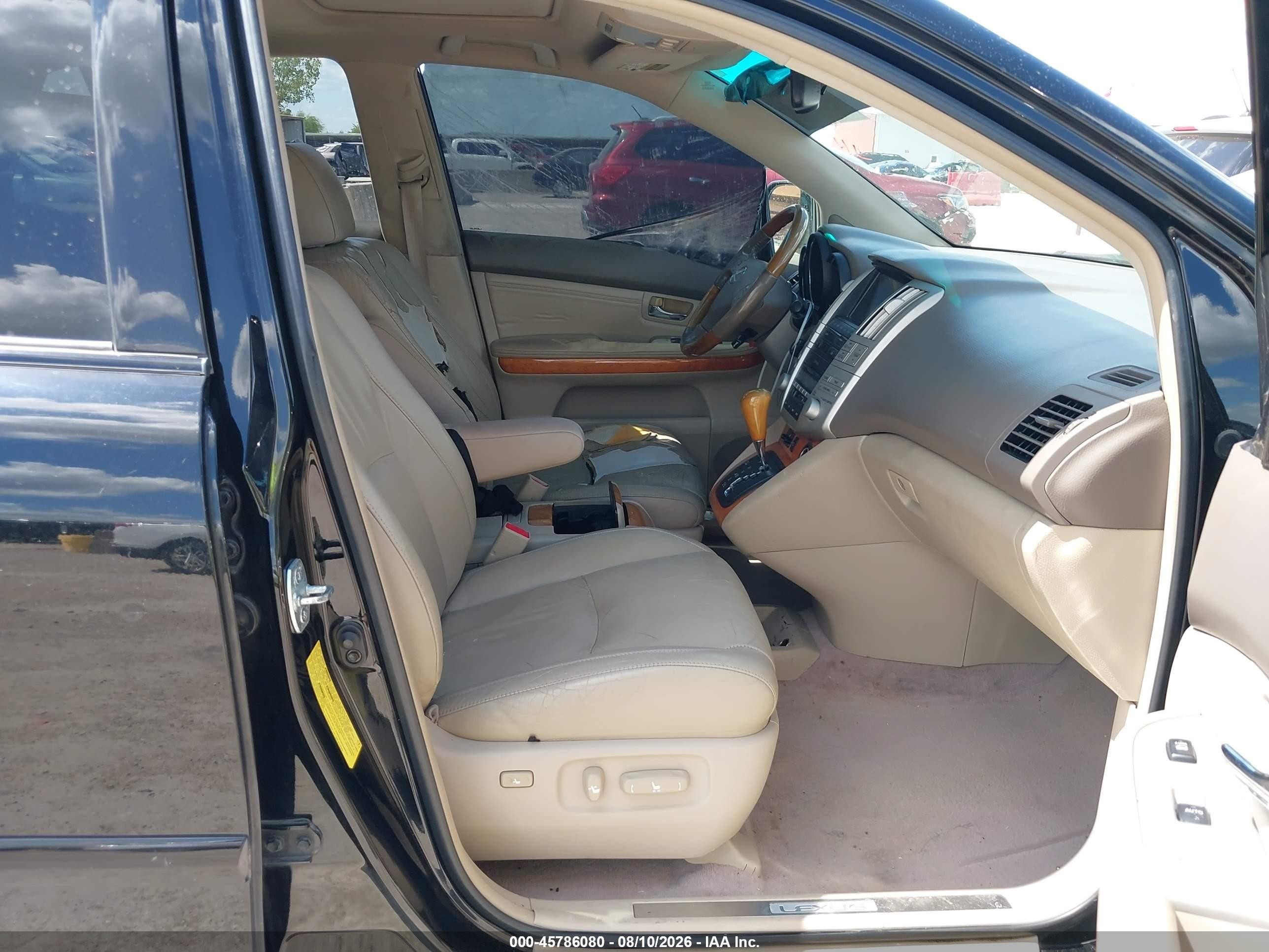 2007 Lexus Rx 350   Black vin: 2T2GK31U07C013130
