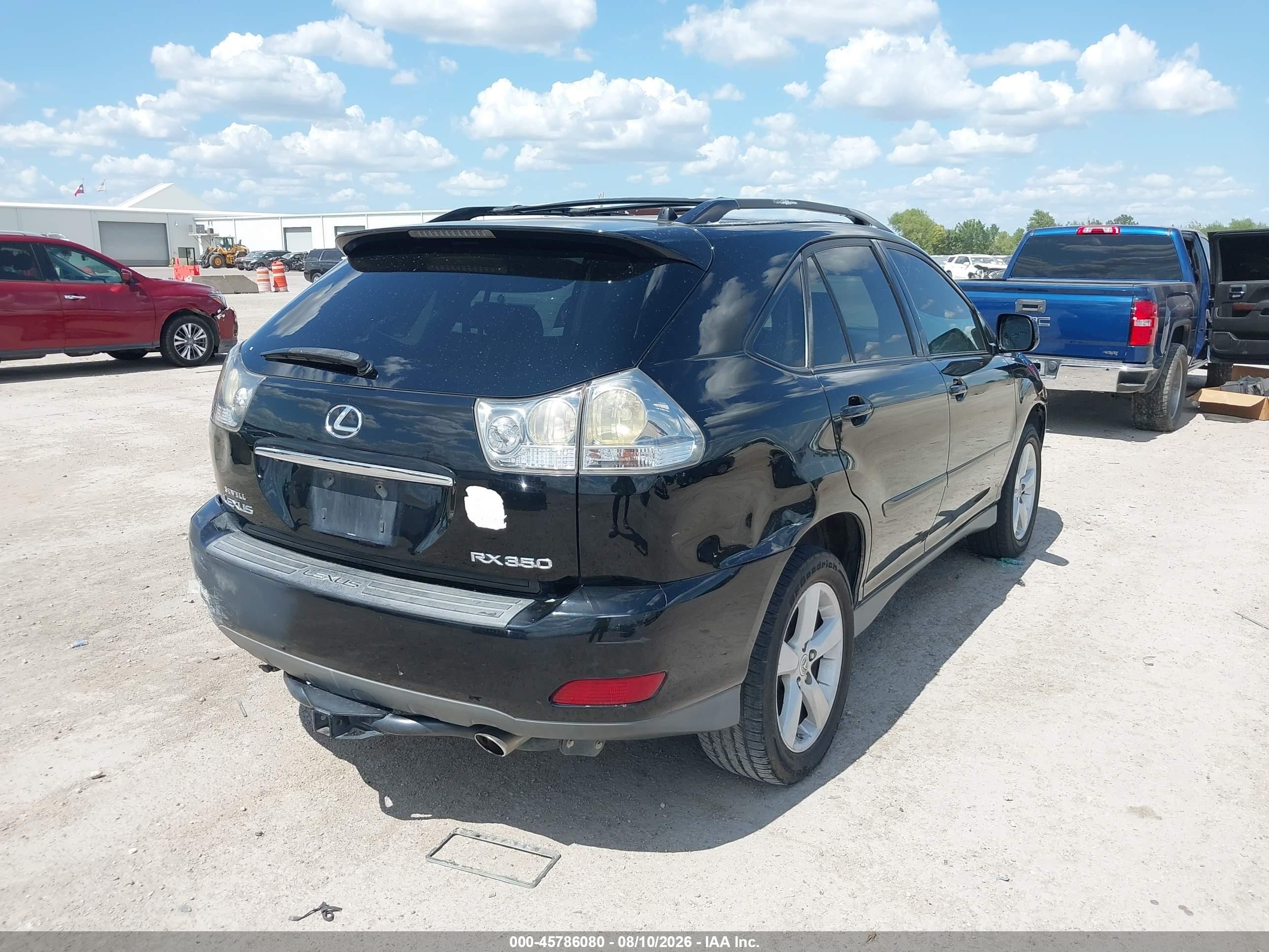 2007 Lexus Rx 350   Black vin: 2T2GK31U07C013130