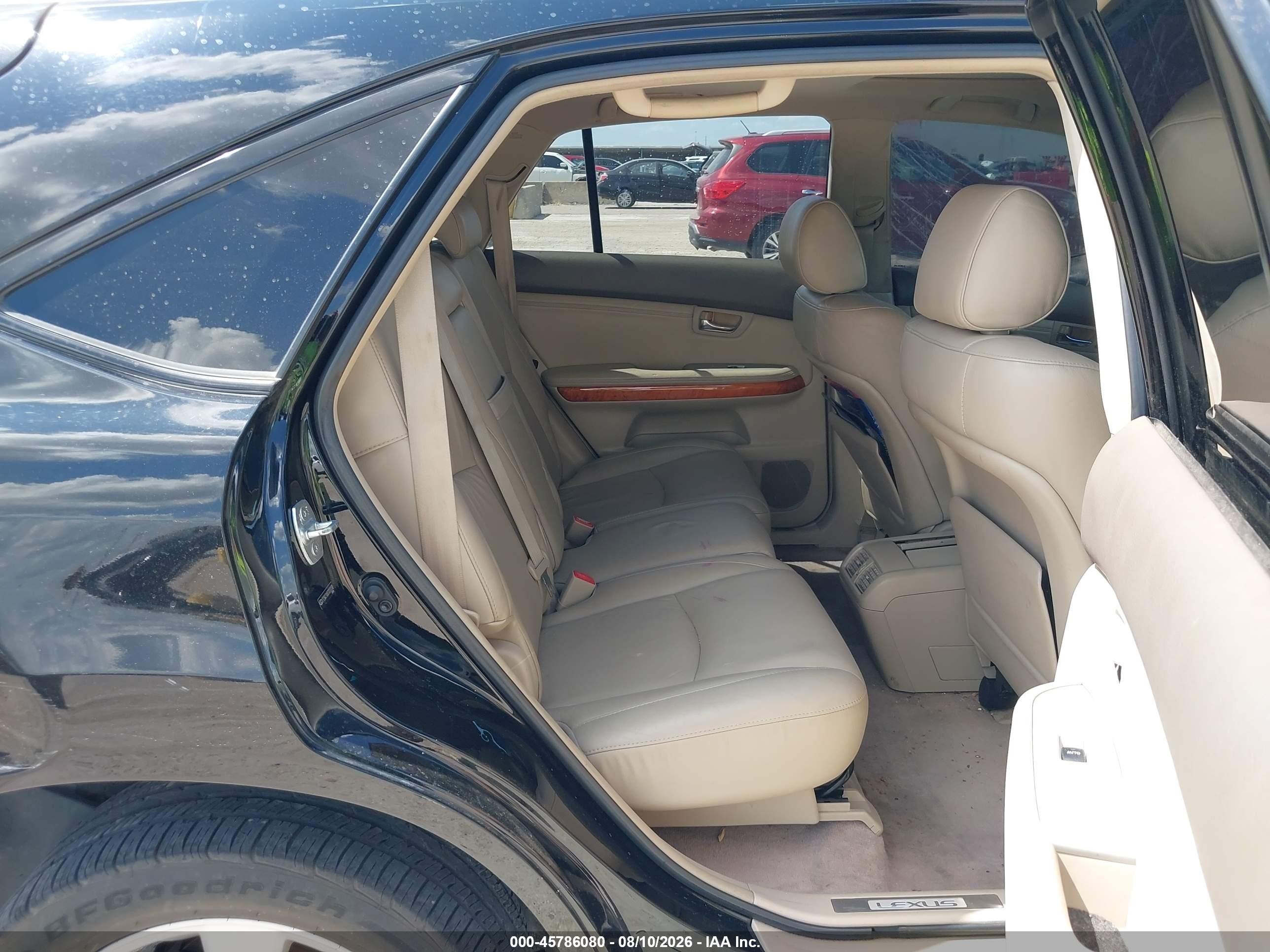 2007 Lexus Rx 350   Black vin: 2T2GK31U07C013130