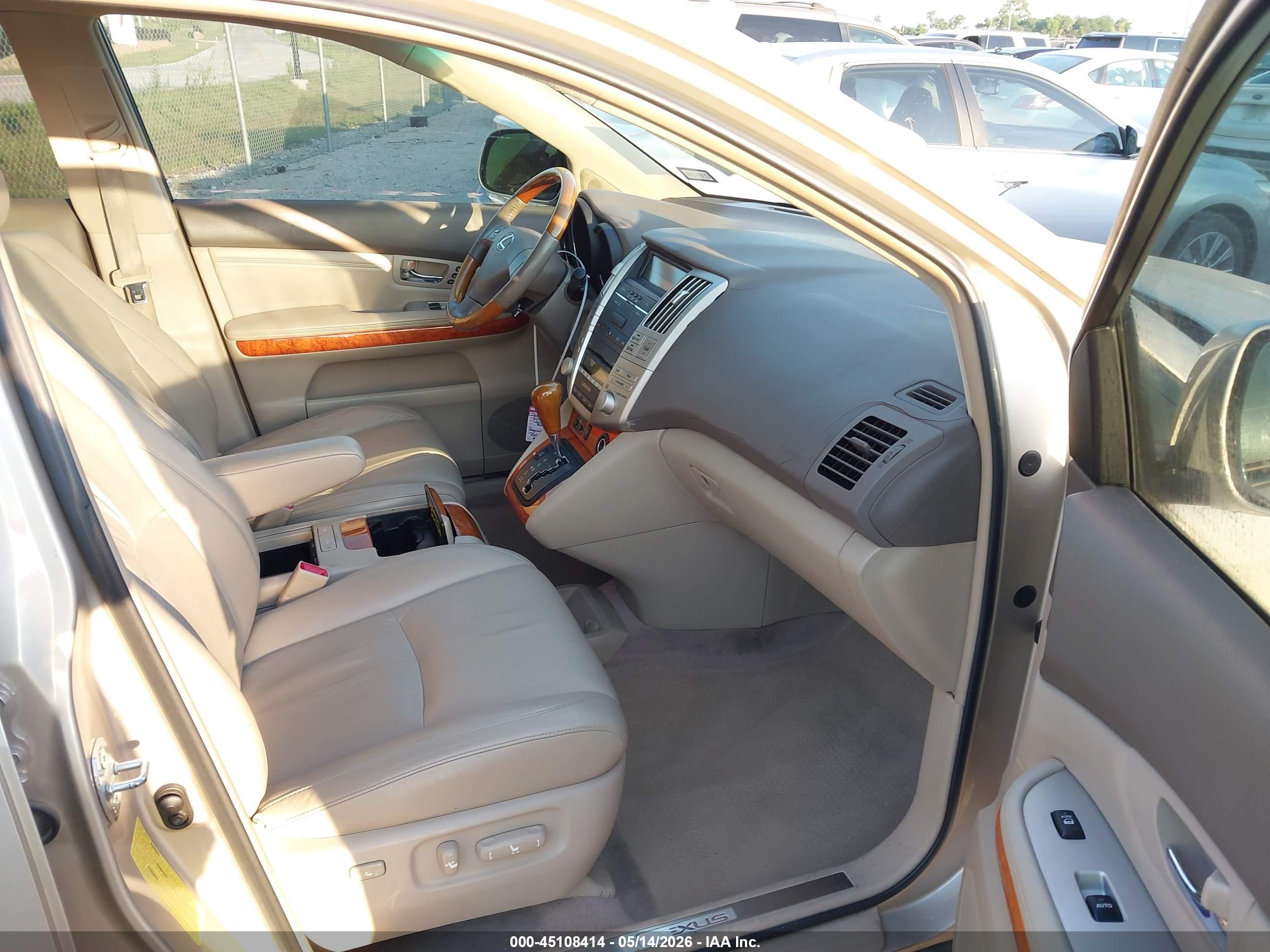 2007 Lexus Rx 350   Gold vin: 2T2GK31U07C023138