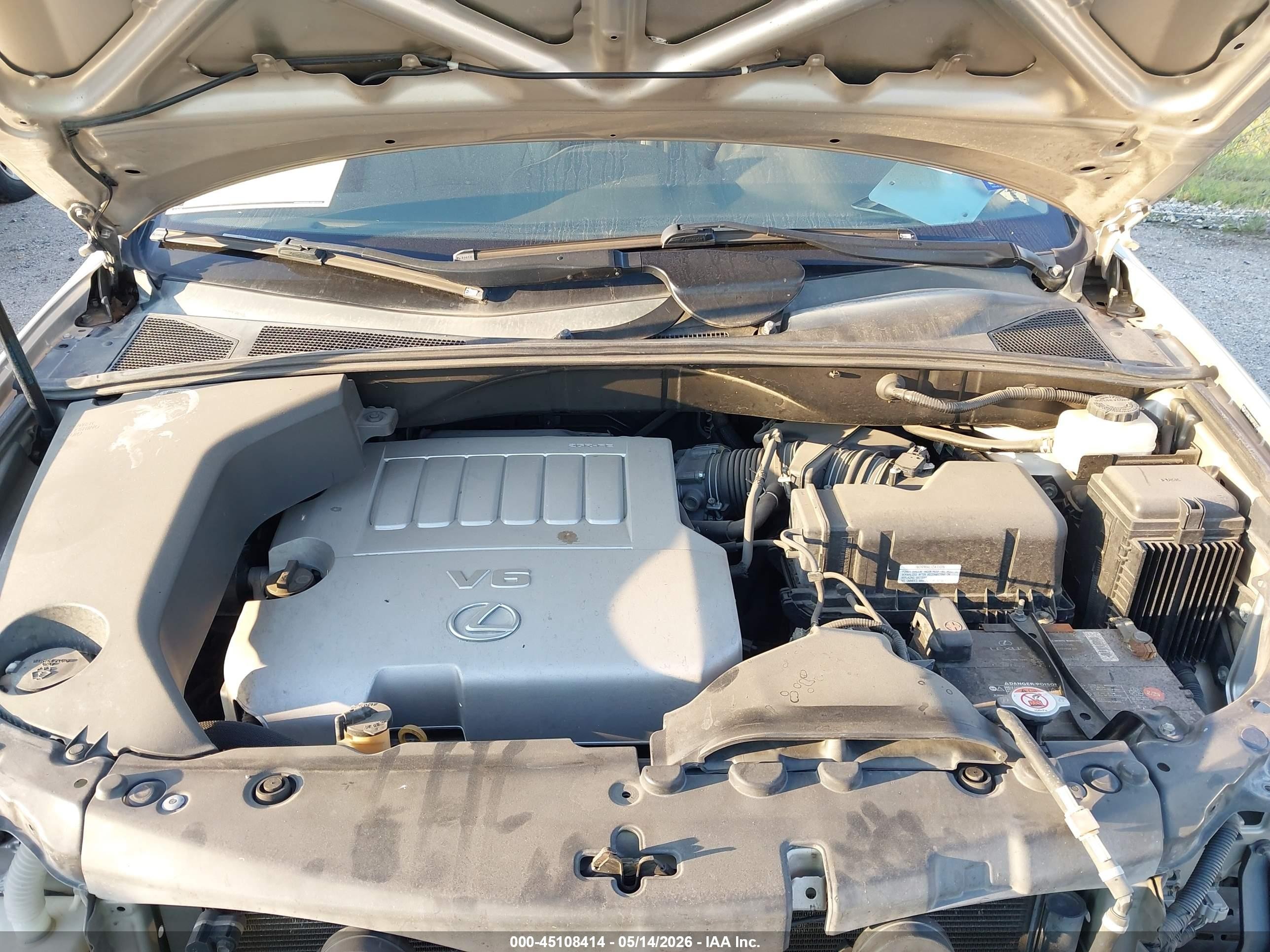 2007 Lexus Rx 350   Gold vin: 2T2GK31U07C023138