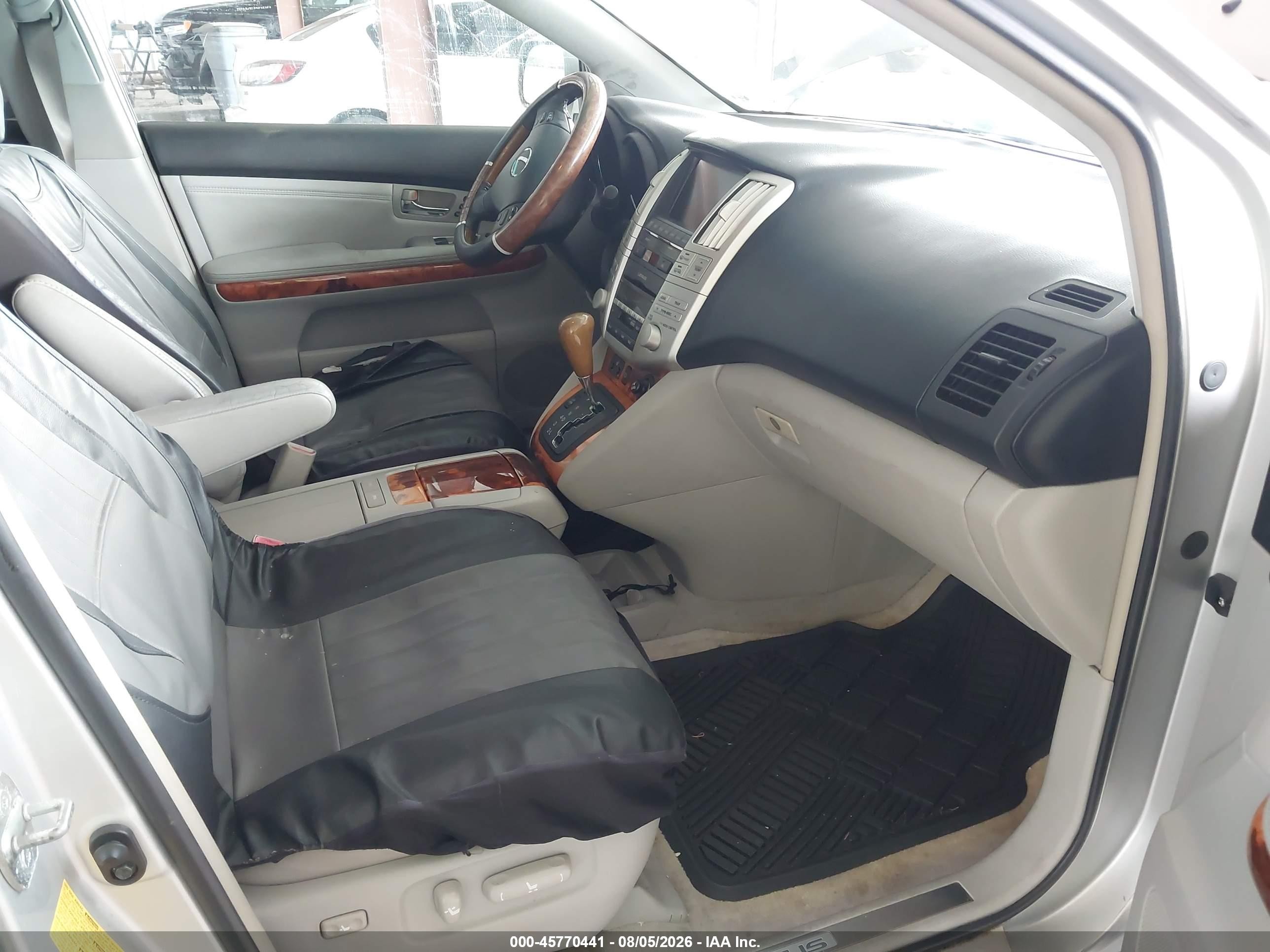 2008 Lexus Rx 350   Silver vin: 2T2GK31U08C027823