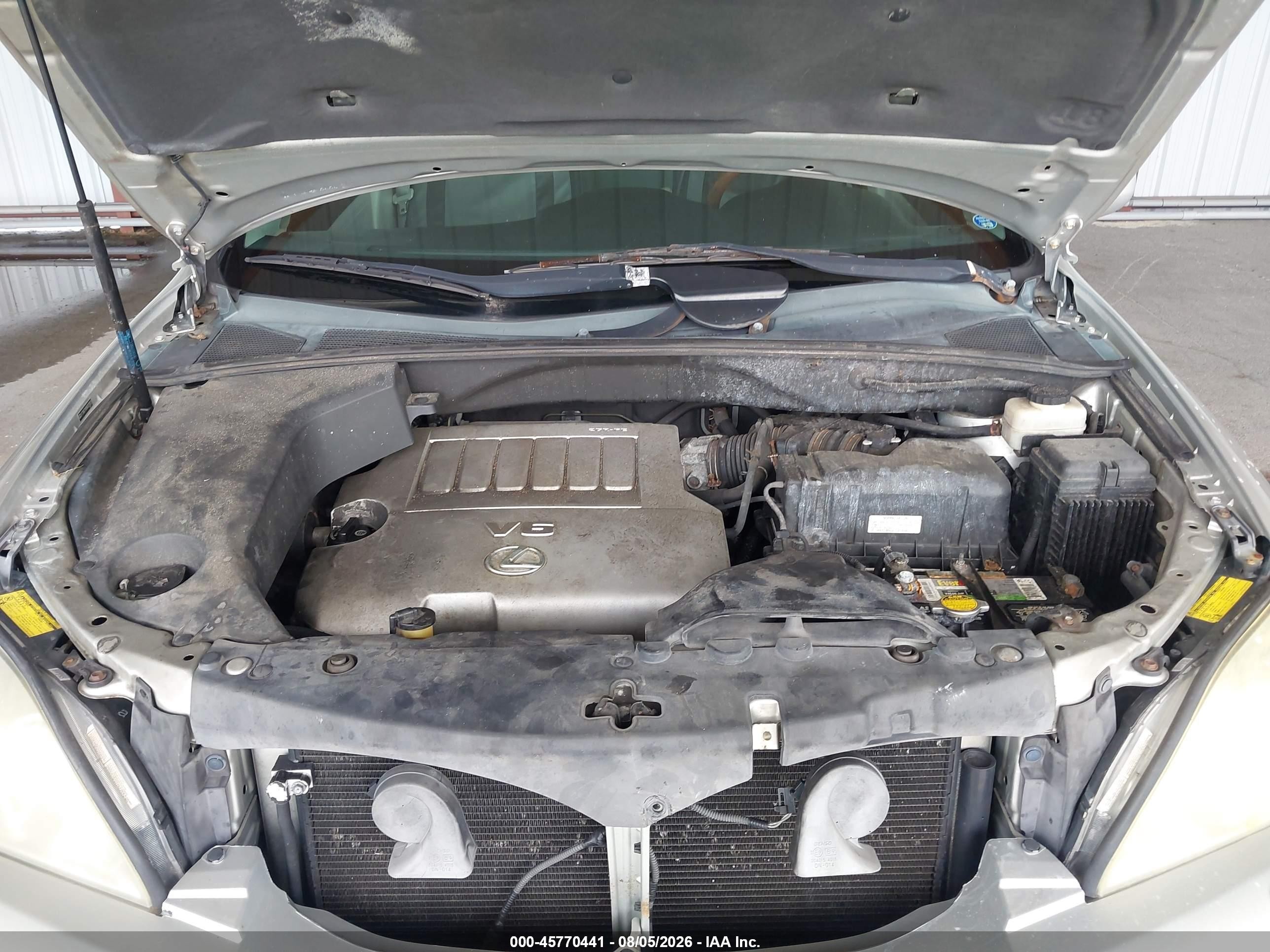 2008 Lexus Rx 350   Silver vin: 2T2GK31U08C027823