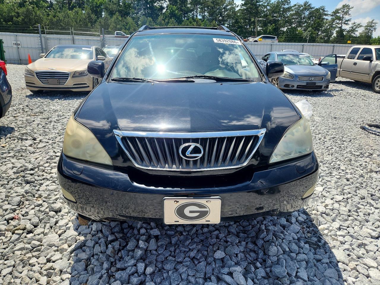 2008 Lexus Rx 350 Black vin: 2T2GK31U08C028079