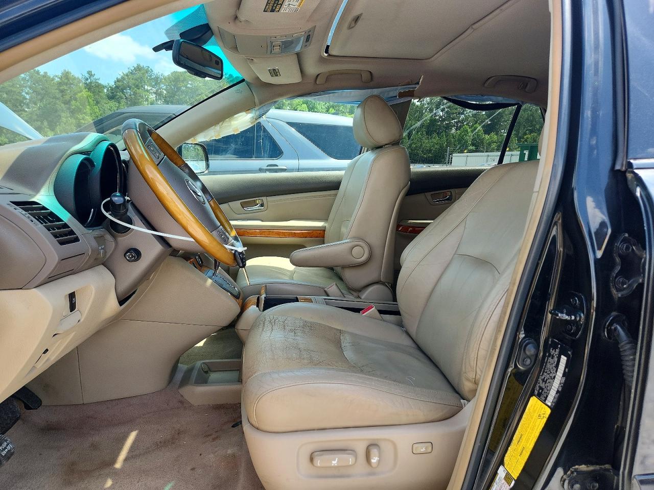 2008 Lexus Rx 350 Black vin: 2T2GK31U08C028079