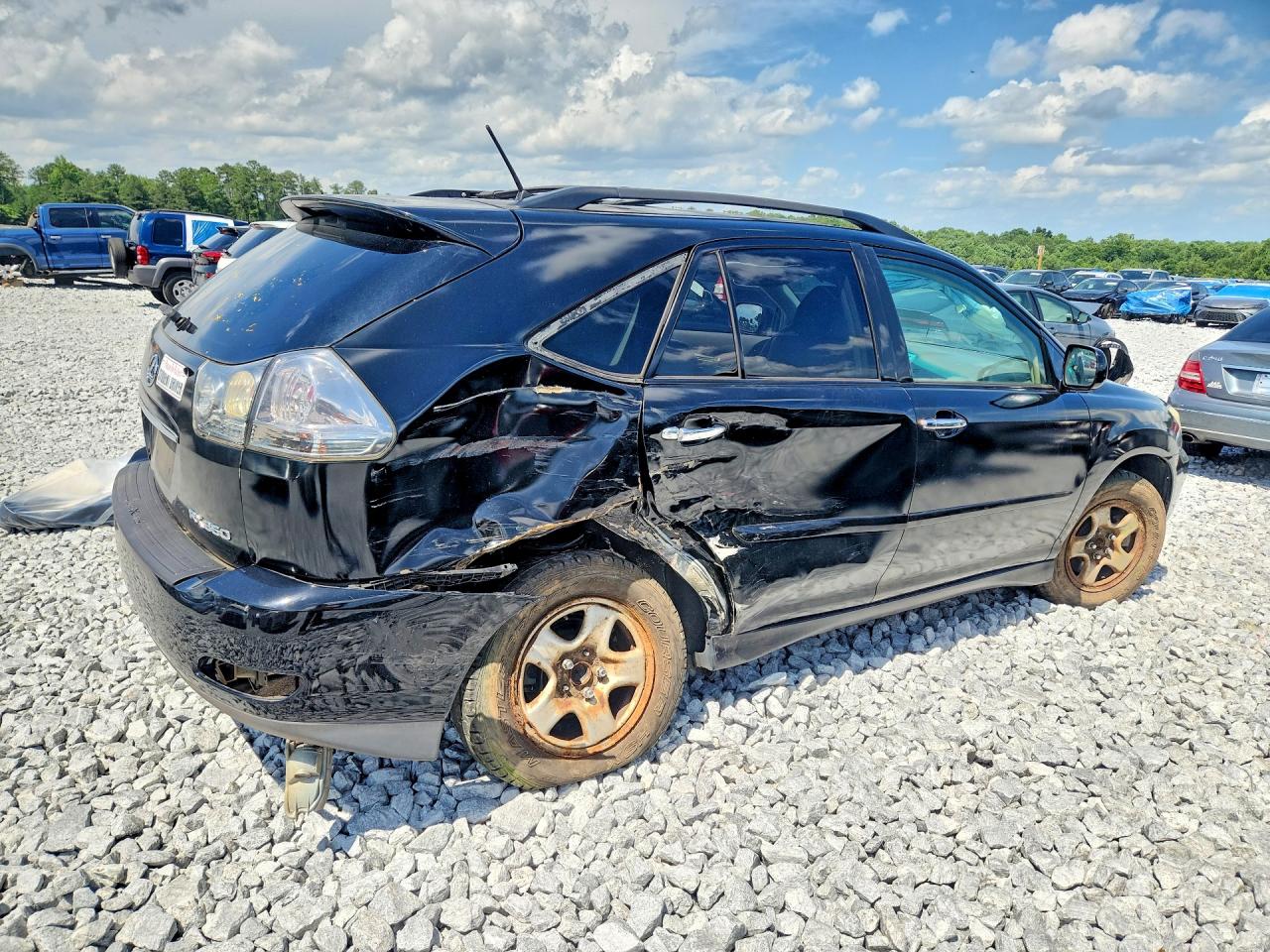 2008 Lexus Rx 350 Black vin: 2T2GK31U08C028079