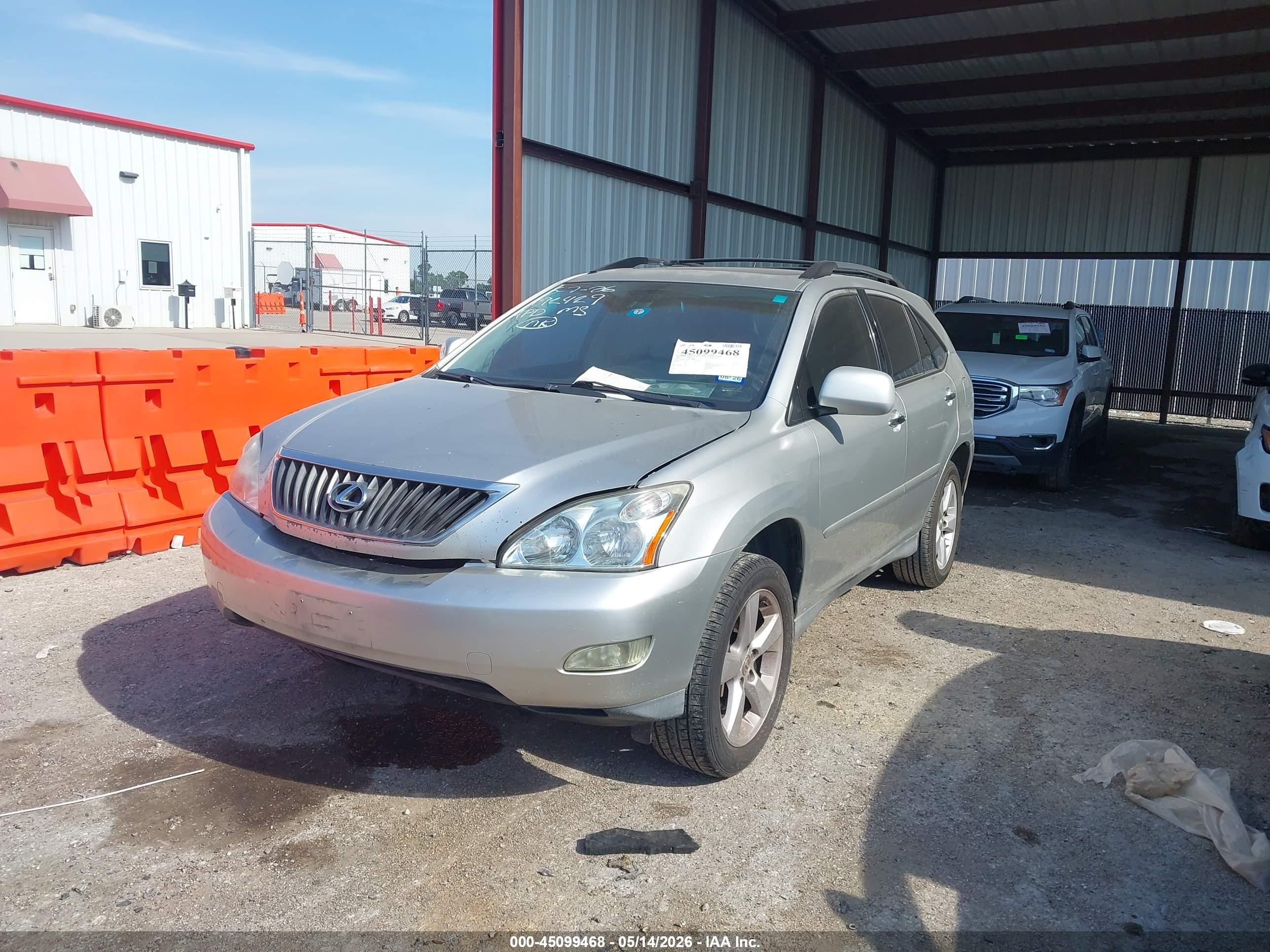 2008 Lexus Rx 350 Silver vin: 2T2GK31U08C038787