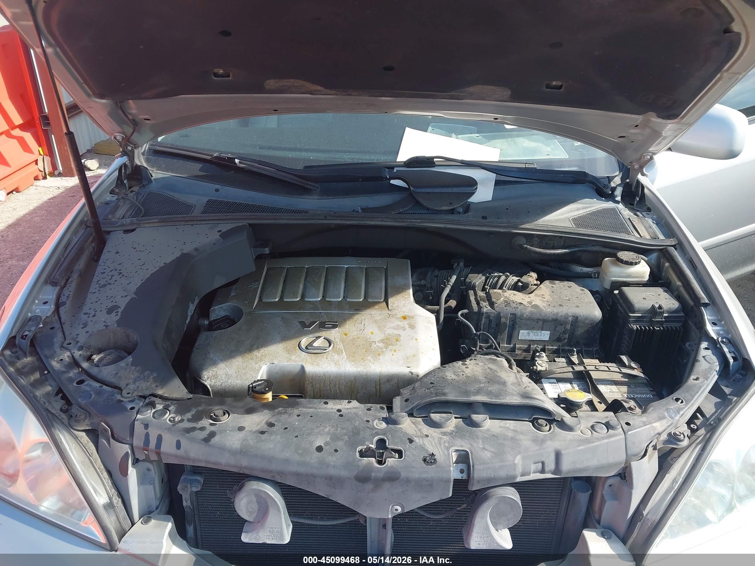 2008 Lexus Rx 350 Silver vin: 2T2GK31U08C038787