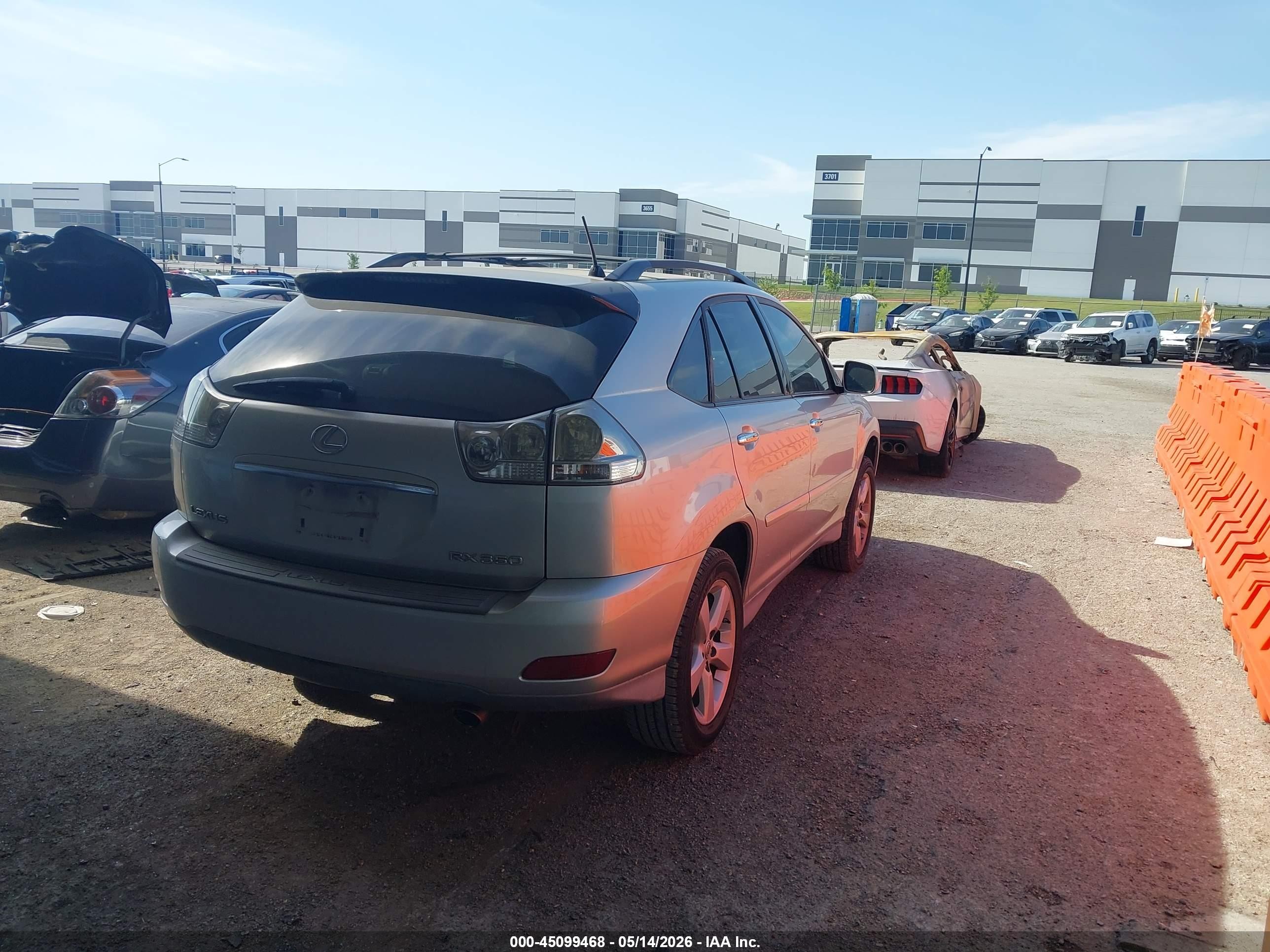 2008 Lexus Rx 350 Silver vin: 2T2GK31U08C038787