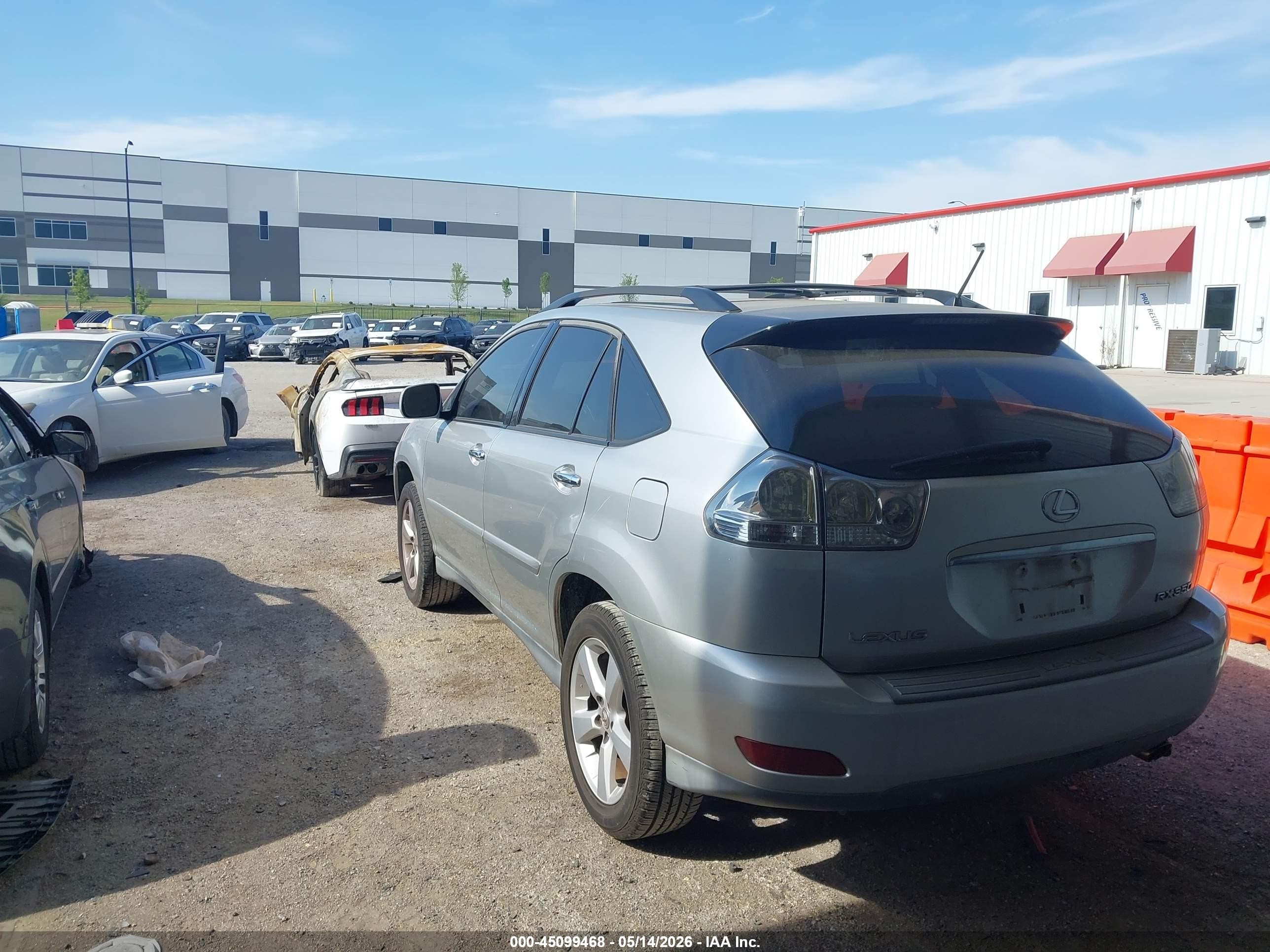 2008 Lexus Rx 350 Silver vin: 2T2GK31U08C038787