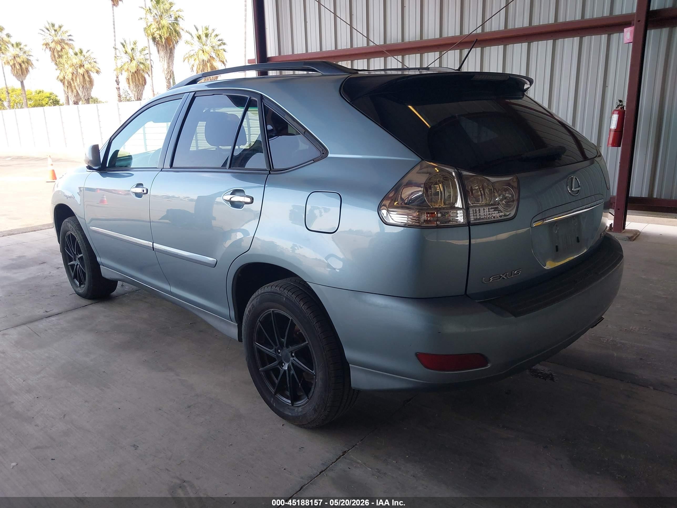 2008 Lexus Rx 350   Blue vin: 2T2GK31U08C053371