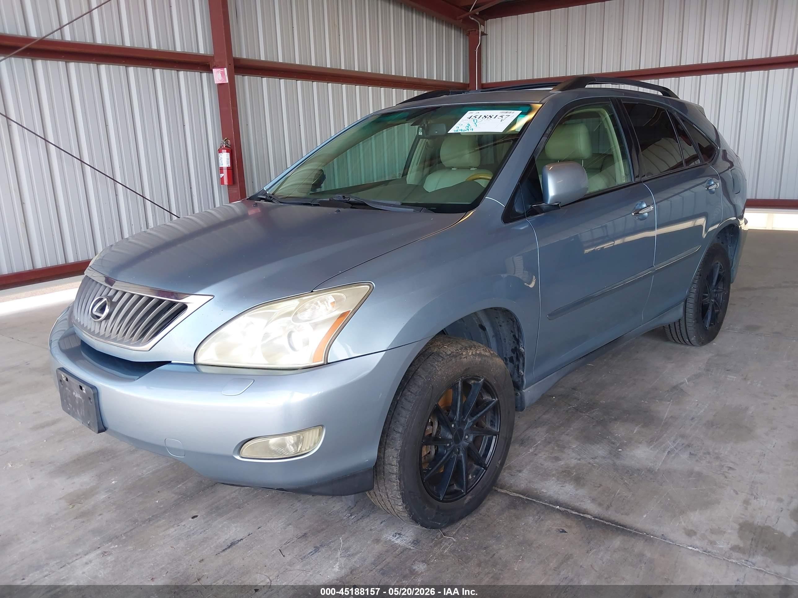 2008 Lexus Rx 350   Blue vin: 2T2GK31U08C053371