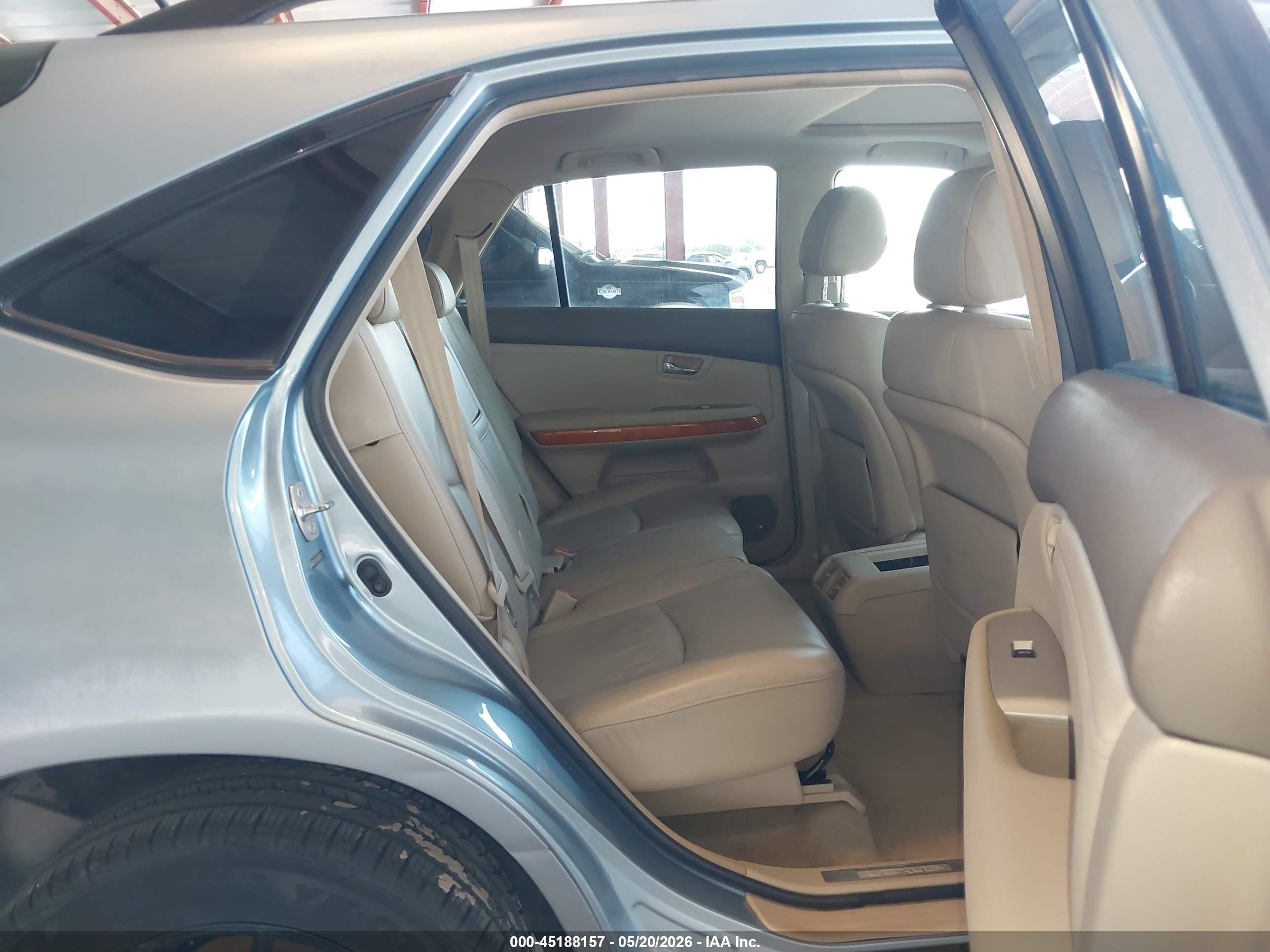 2008 Lexus Rx 350   Blue vin: 2T2GK31U08C053371
