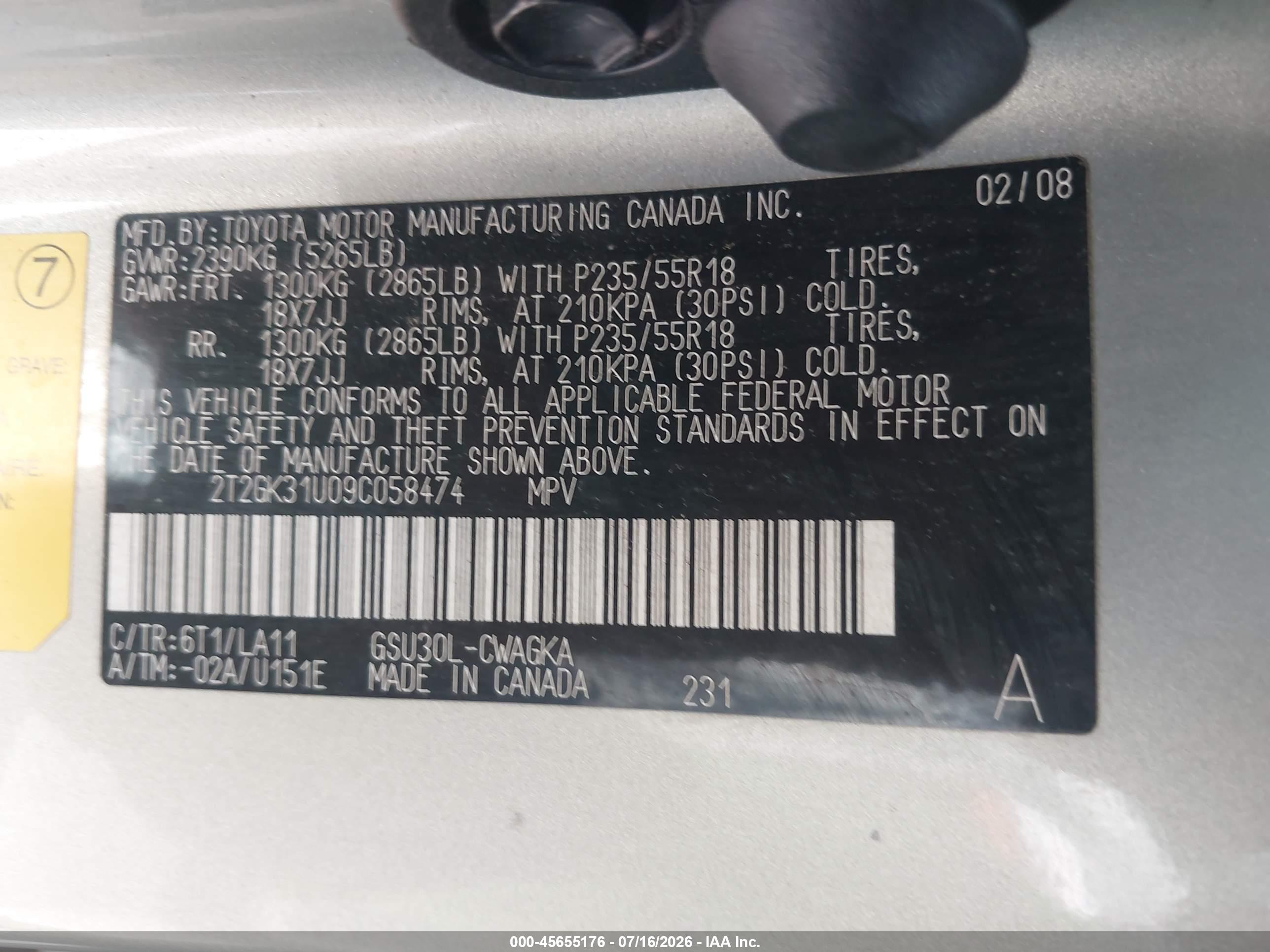 2009 Lexus Rx 350   Gray vin: 2T2GK31U09C058474