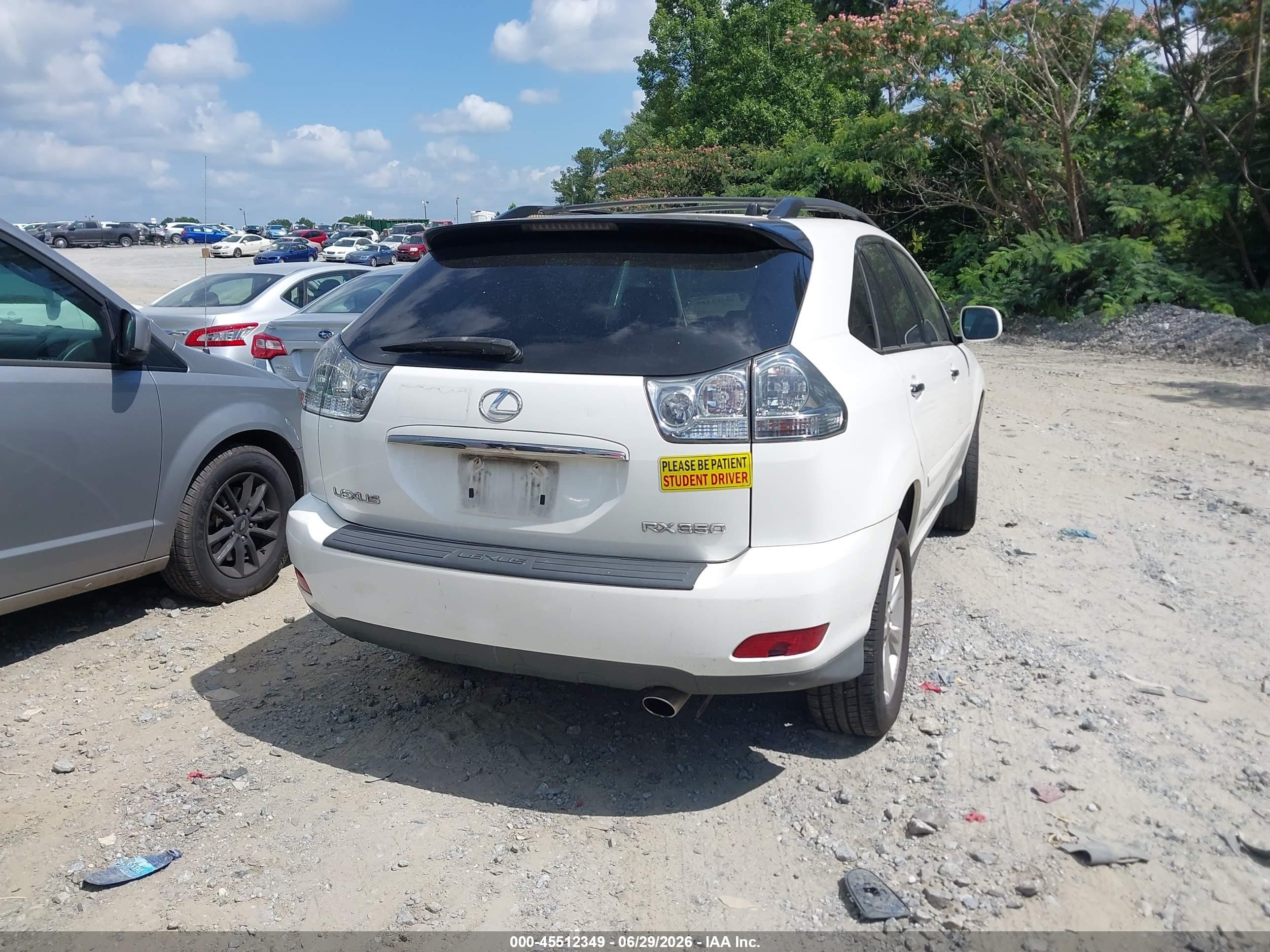 2009 Lexus Rx 350   Белый vin: 2T2GK31U09C066526