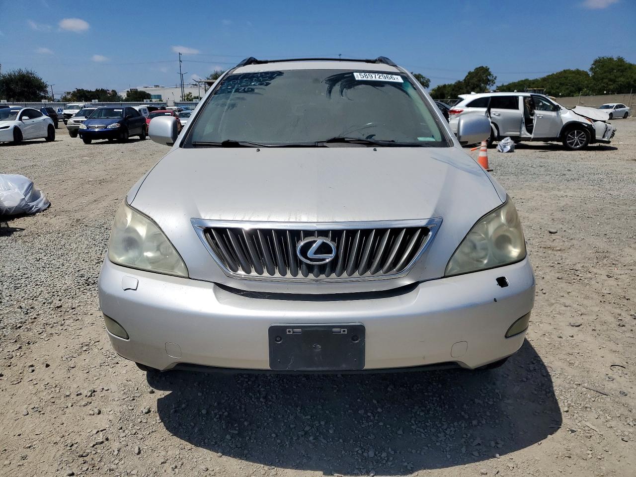 2009 Lexus Rx 350 Silver vin: 2T2GK31U09C066638