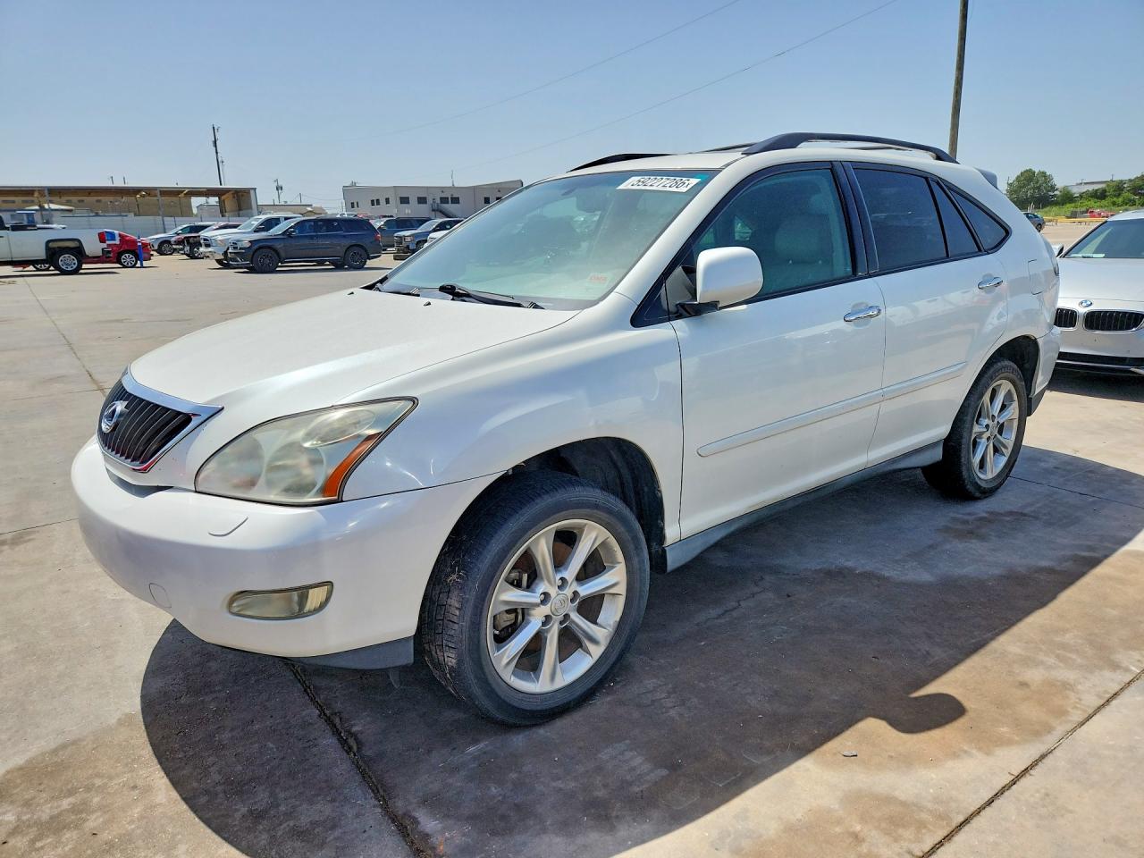 2009 Lexus Rx 350 White vin: 2T2GK31U09C072875