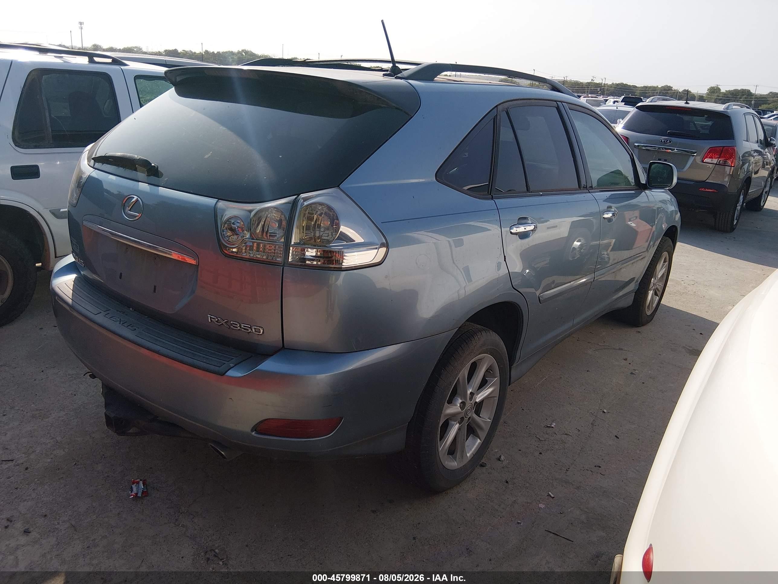 2009 Lexus Rx 350   Blue vin: 2T2GK31U09C076683