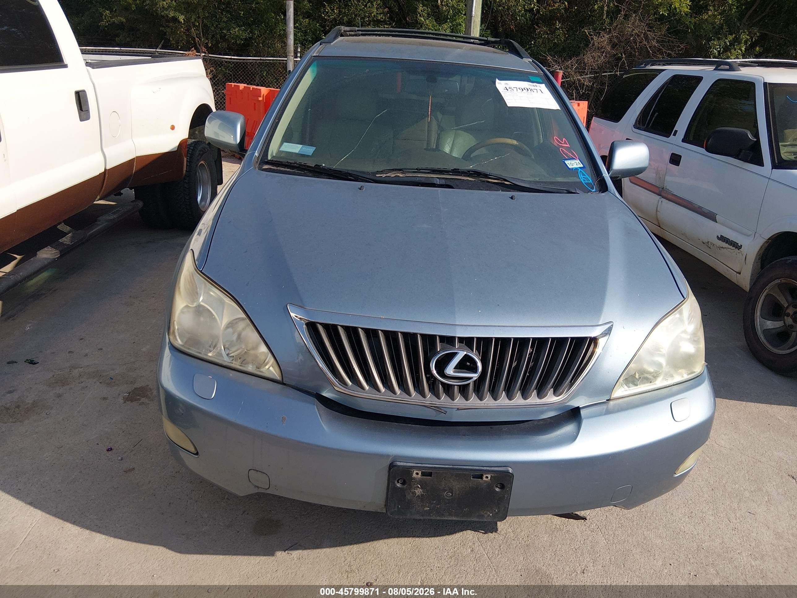 2009 Lexus Rx 350   Blue vin: 2T2GK31U09C076683