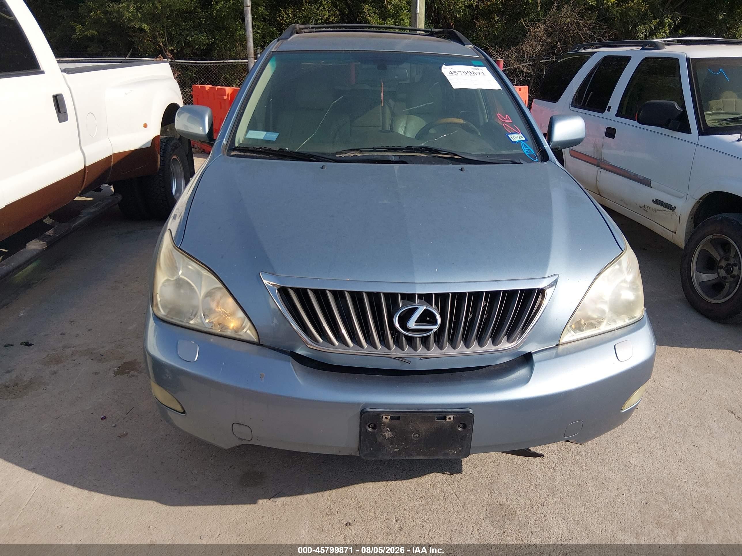 2009 Lexus Rx 350   Blue vin: 2T2GK31U09C076683