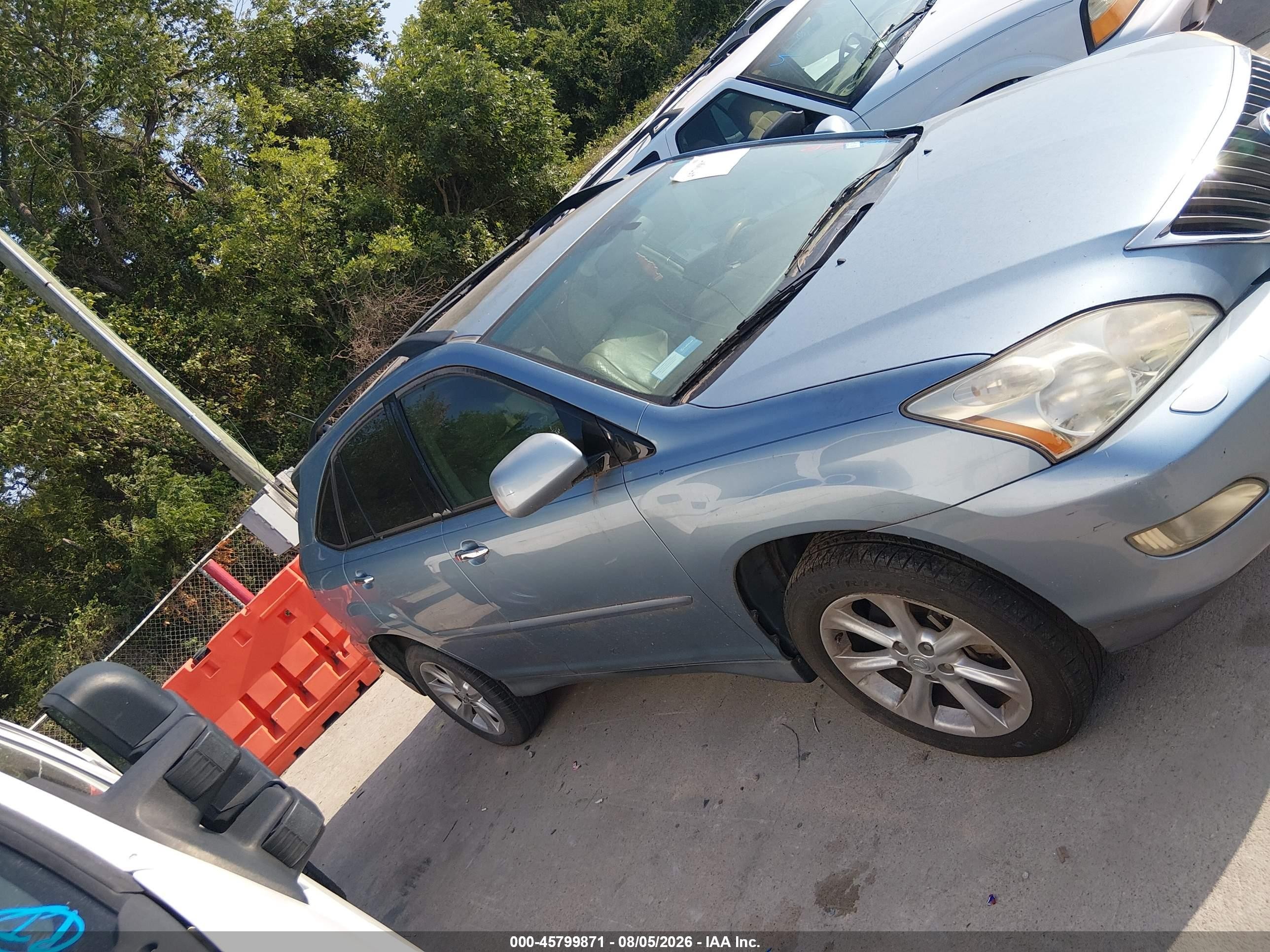 2009 Lexus Rx 350   Blue vin: 2T2GK31U09C076683