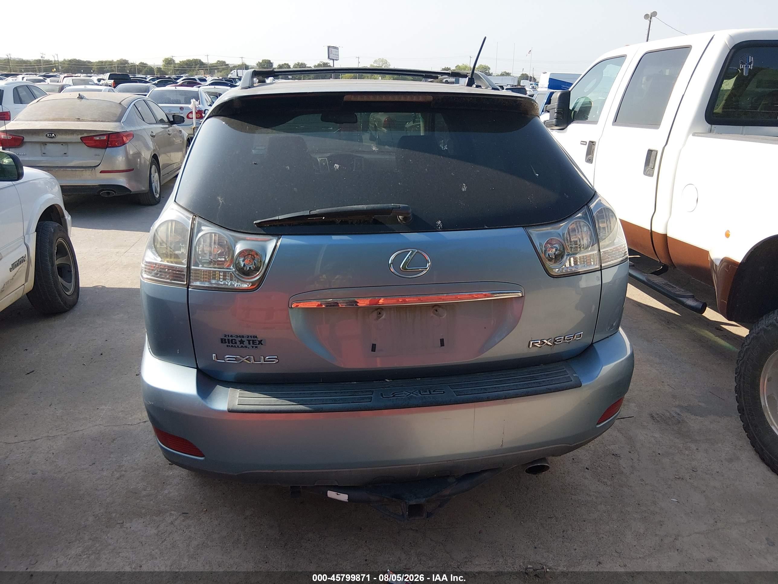 2009 Lexus Rx 350   Blue vin: 2T2GK31U09C076683