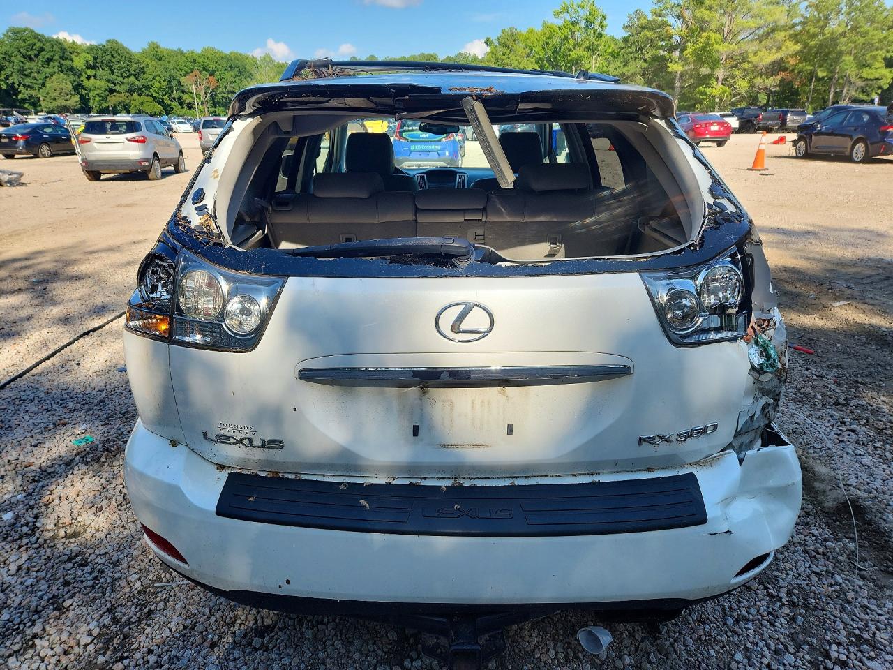 2007 Lexus Rx 350 White vin: 2T2GK31U17C003223